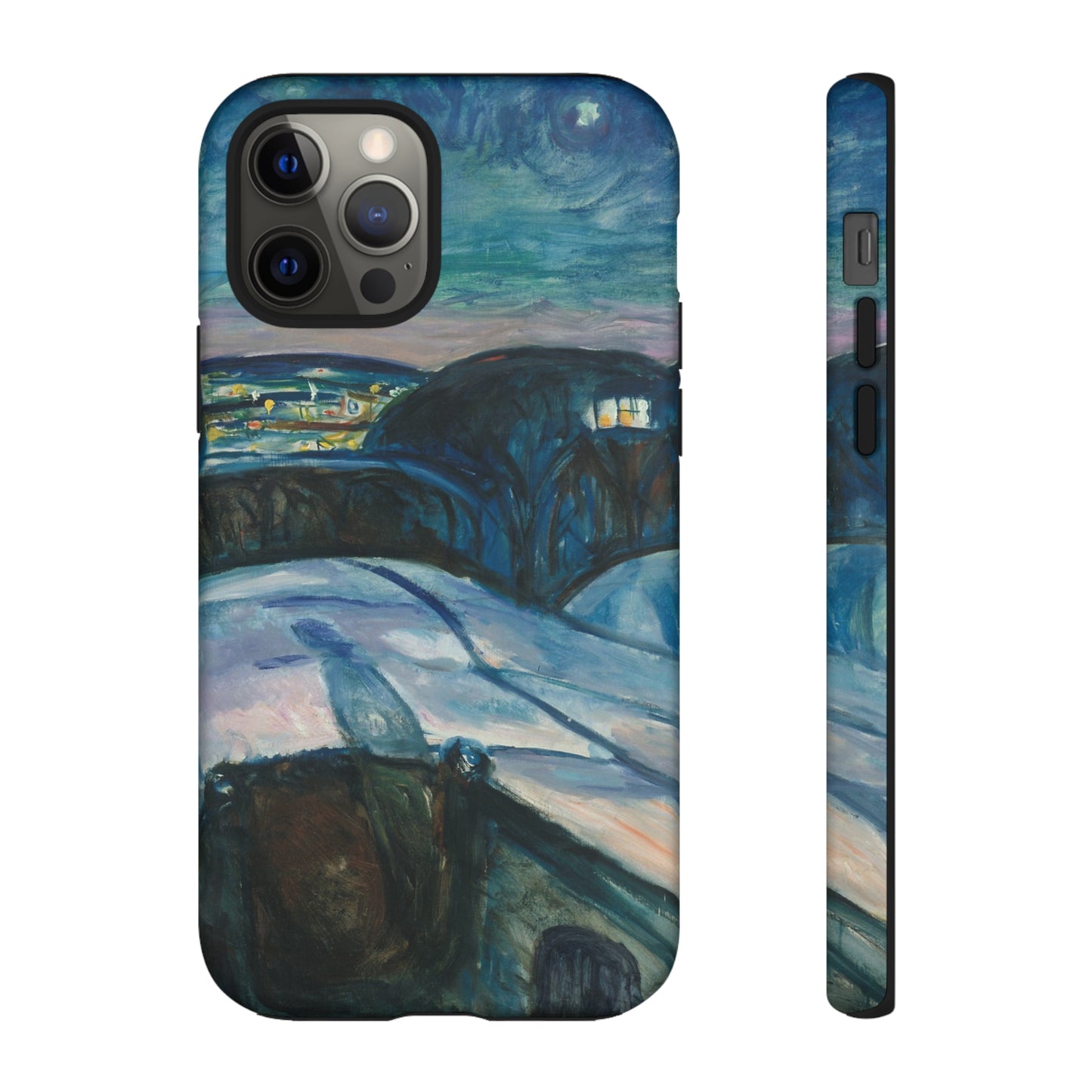 Starry Night by Edvard Munch - Cell Phone Case