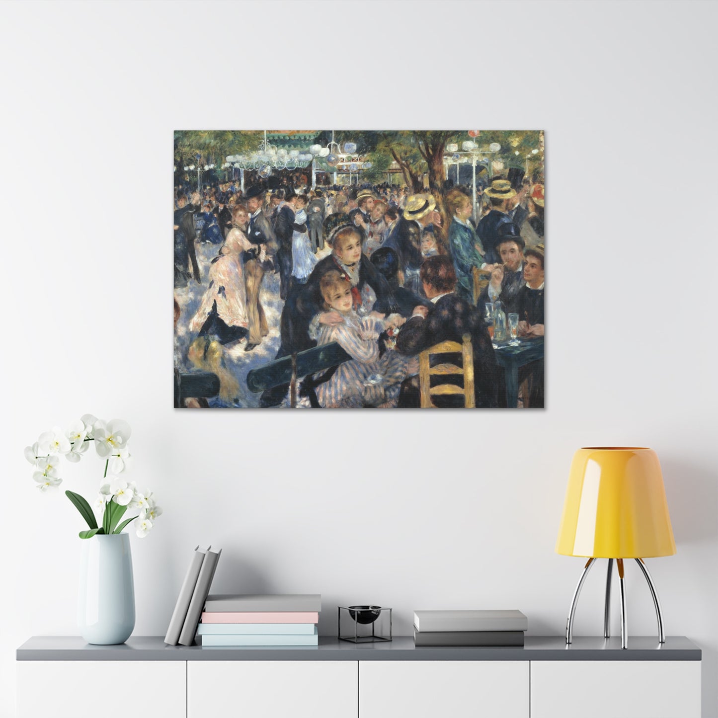 Dance at Le Moulin de la Galette by Pierre-Auguste Renoir - Canvas Print