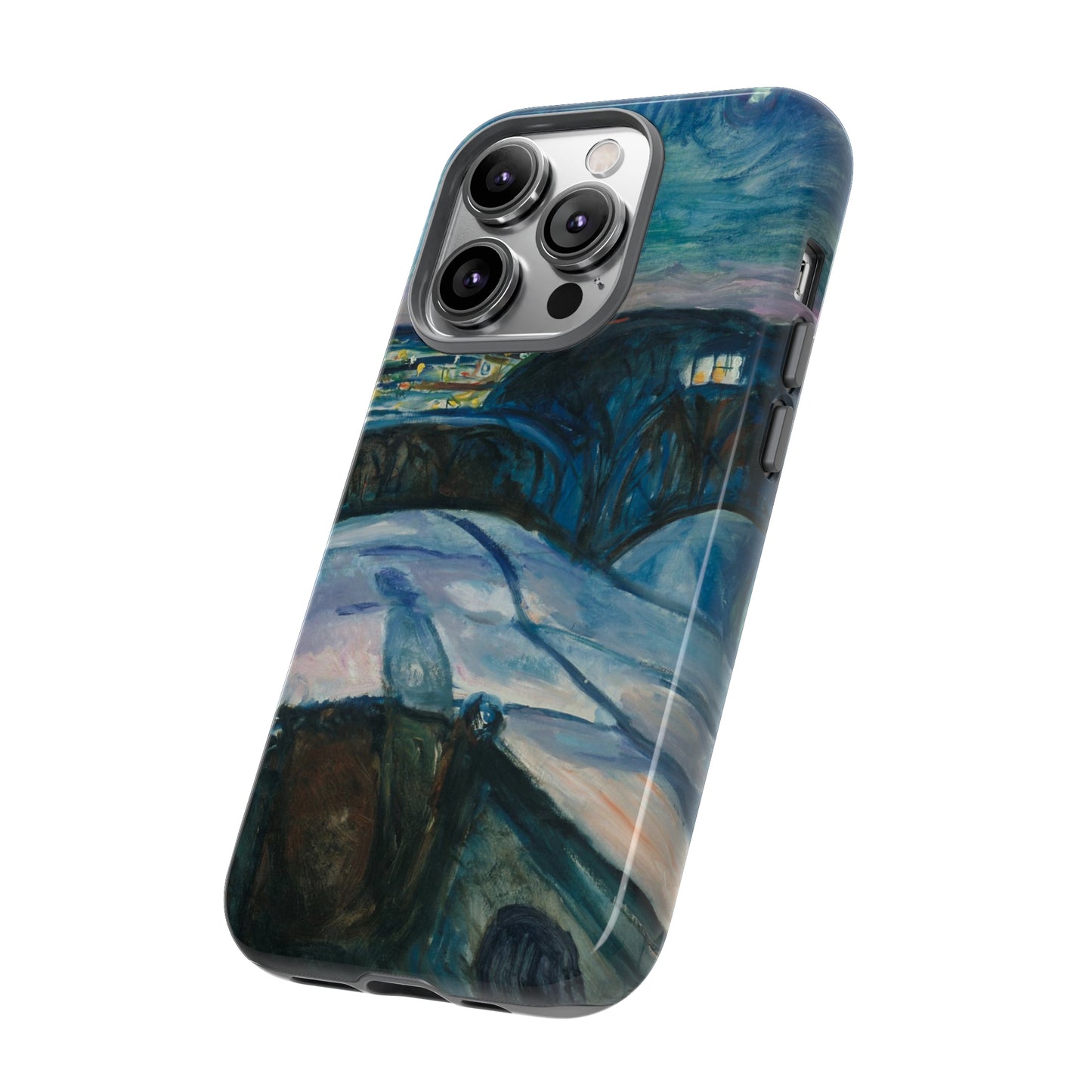 Starry Night by Edvard Munch - Cell Phone Case