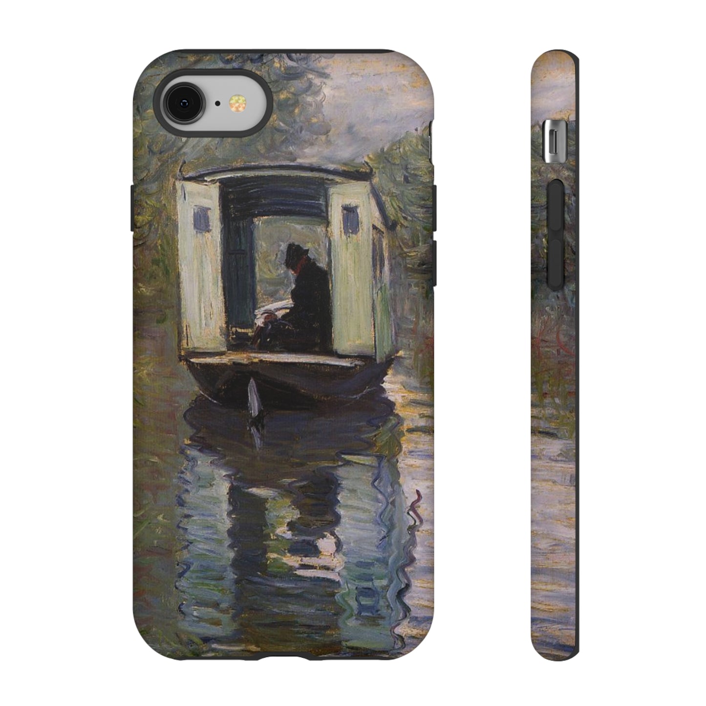 The Studio Boat by Claude Monet - Cell Phone Case