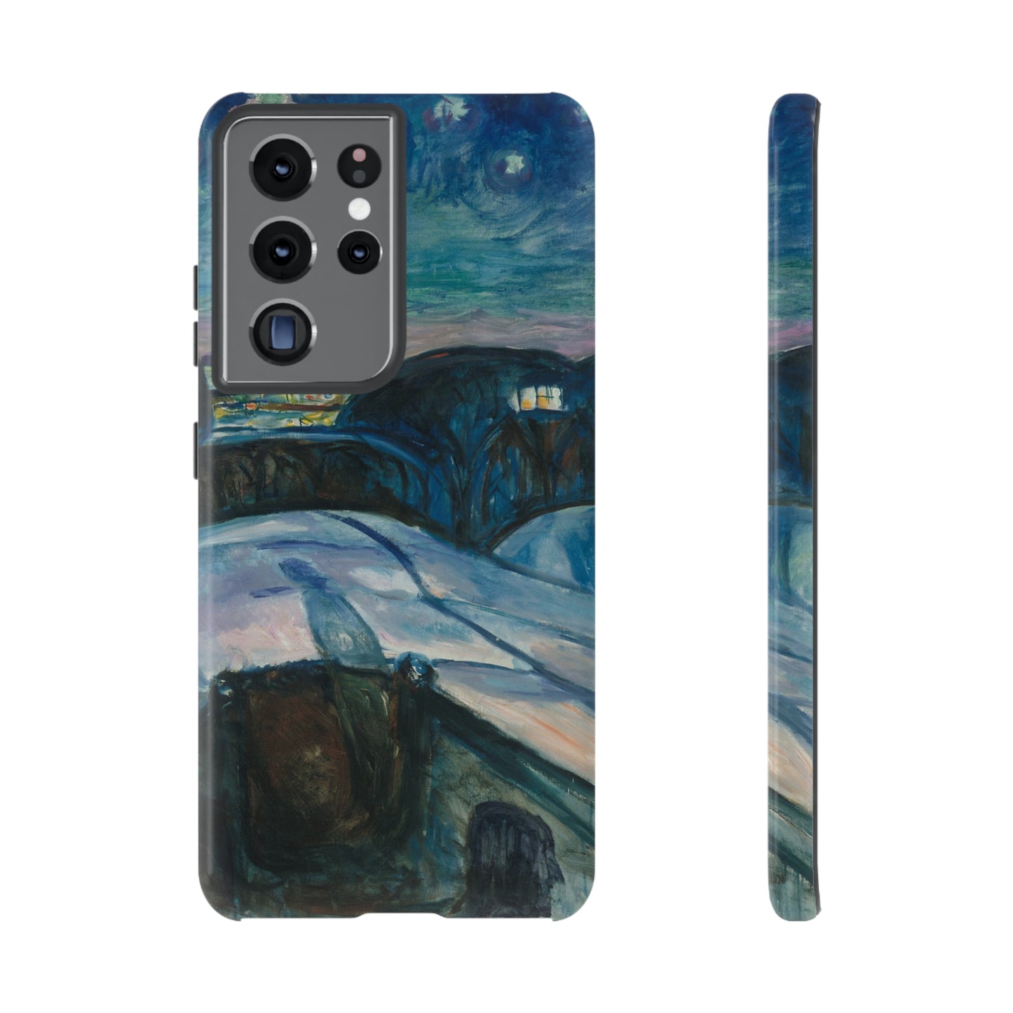 Starry Night by Edvard Munch - Cell Phone Case