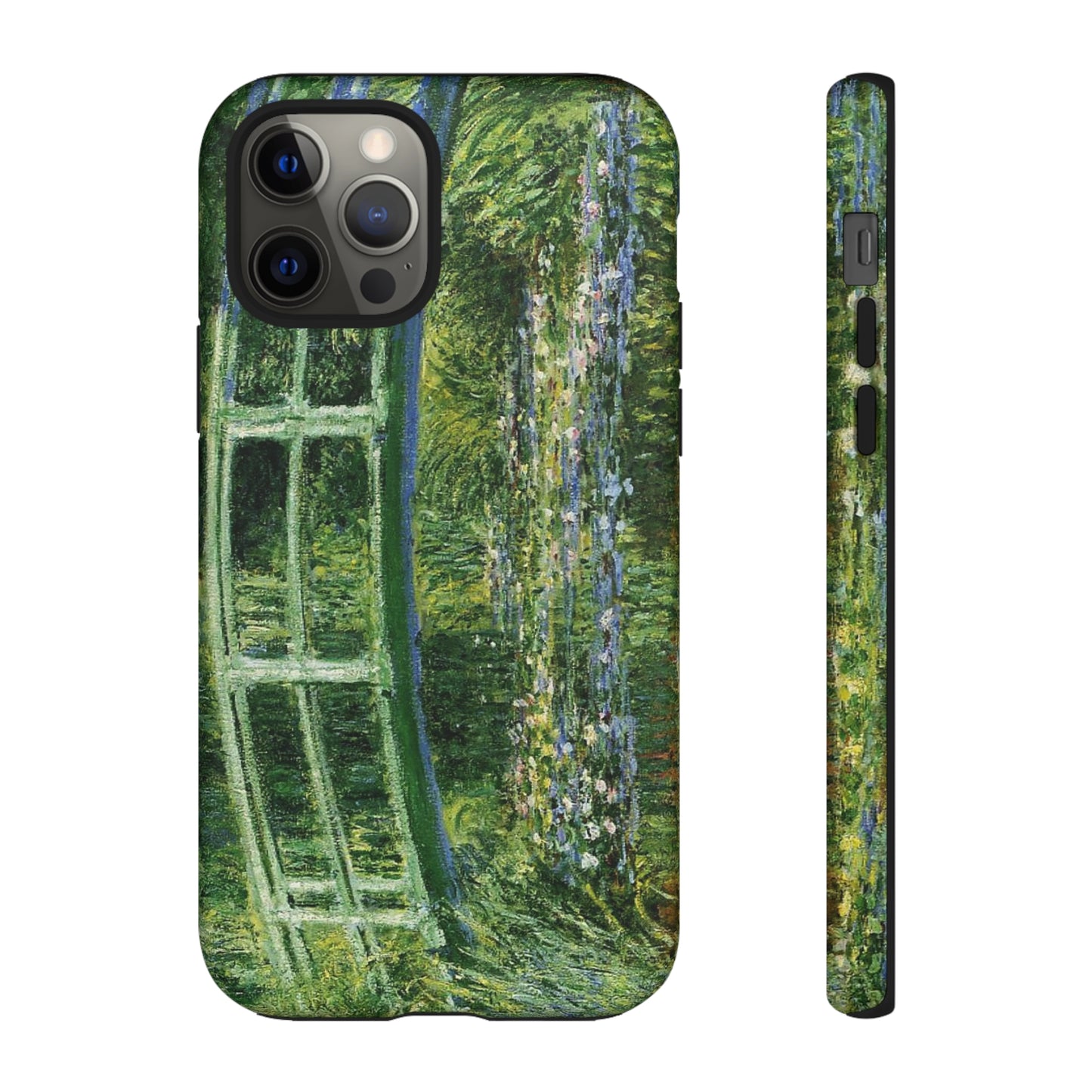 Water Lilies and a Japanese Bridge by Claude Monet - Cell Phone Case