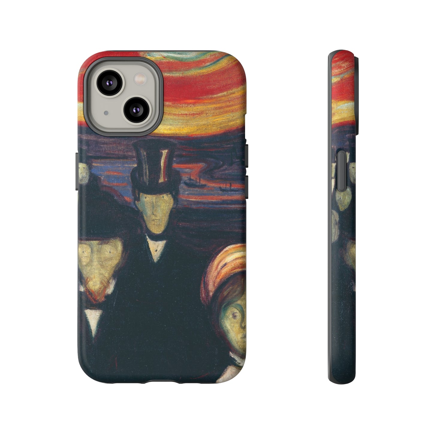 Anxiety by Edvard Munch - Cell Phone Case