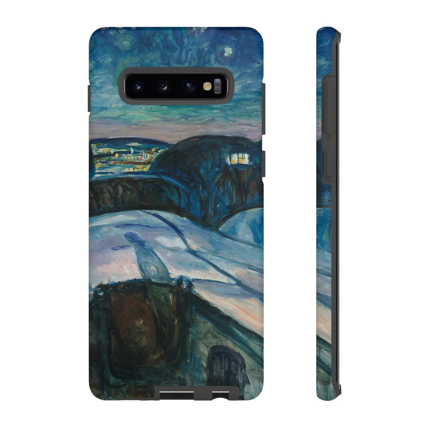 Starry Night by Edvard Munch - Cell Phone Case