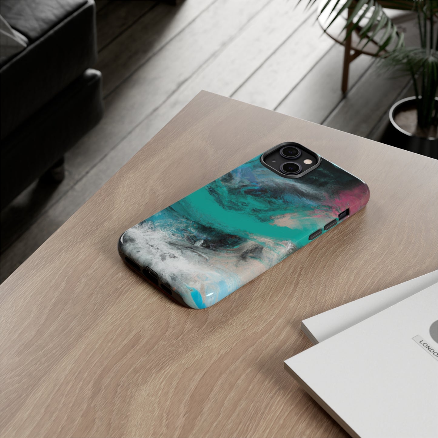 Troubled Sea AI generated - Cell Phone Case