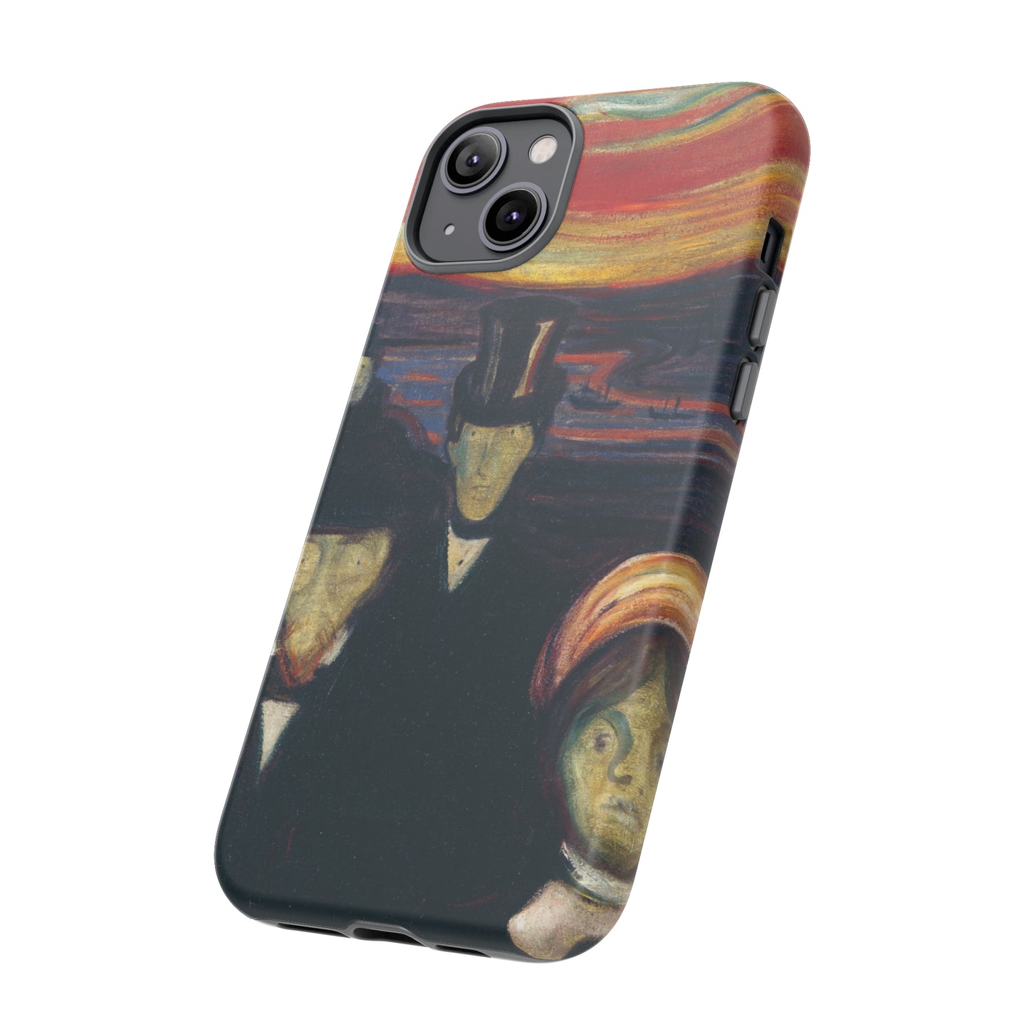 Anxiety by Edvard Munch - Cell Phone Case