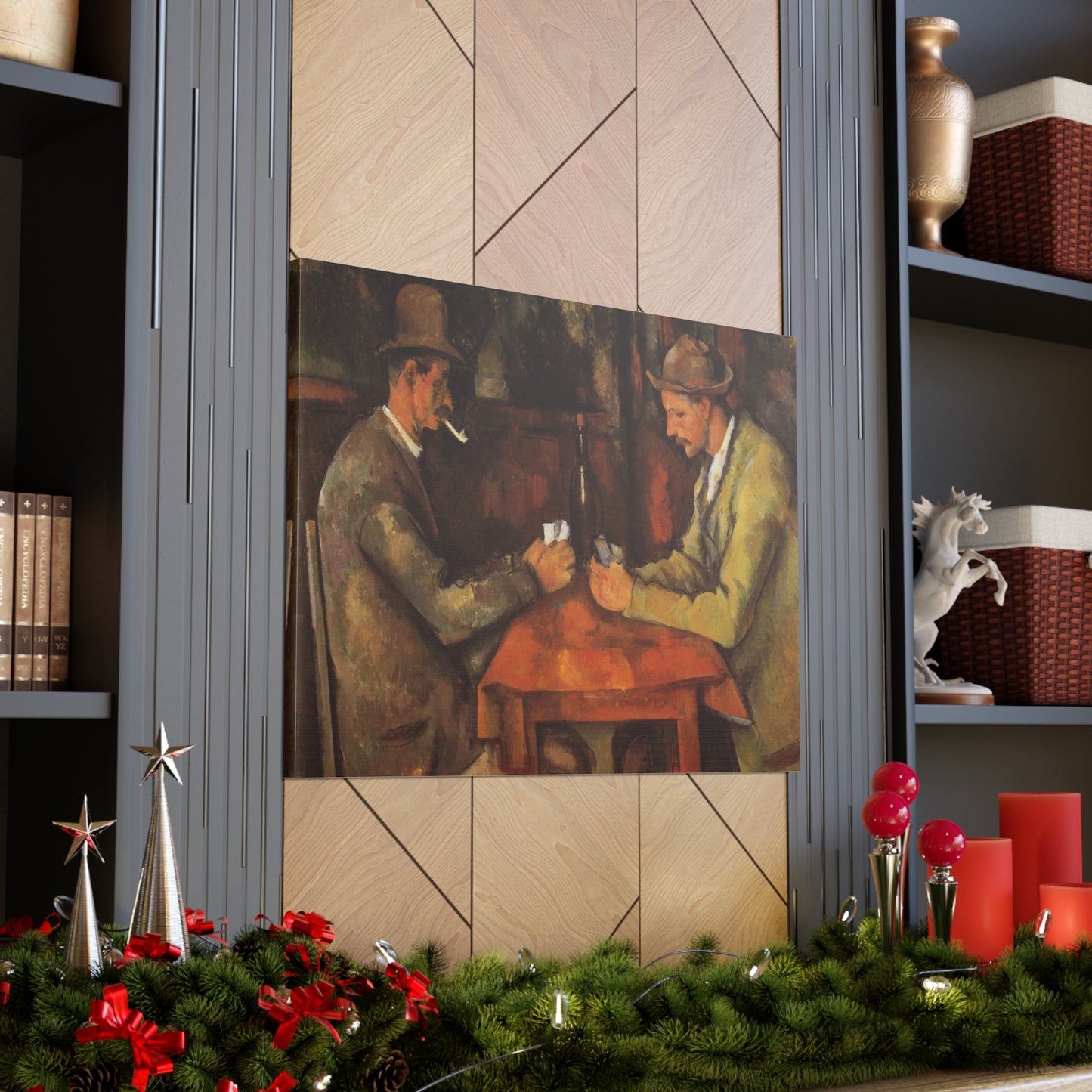 The Card Players by Paul Cezanne - Canvas Print