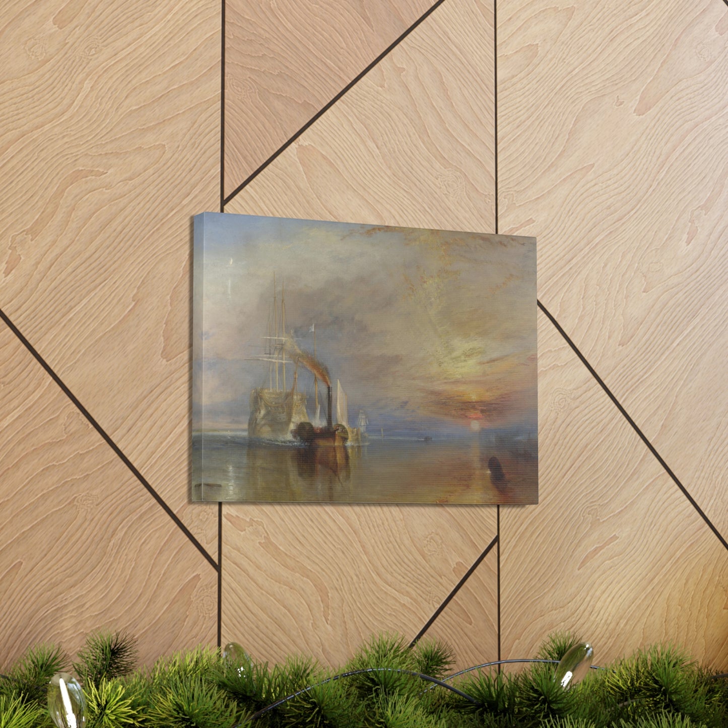 The Fighting Temeraire by JMW Turner - Canvas Print