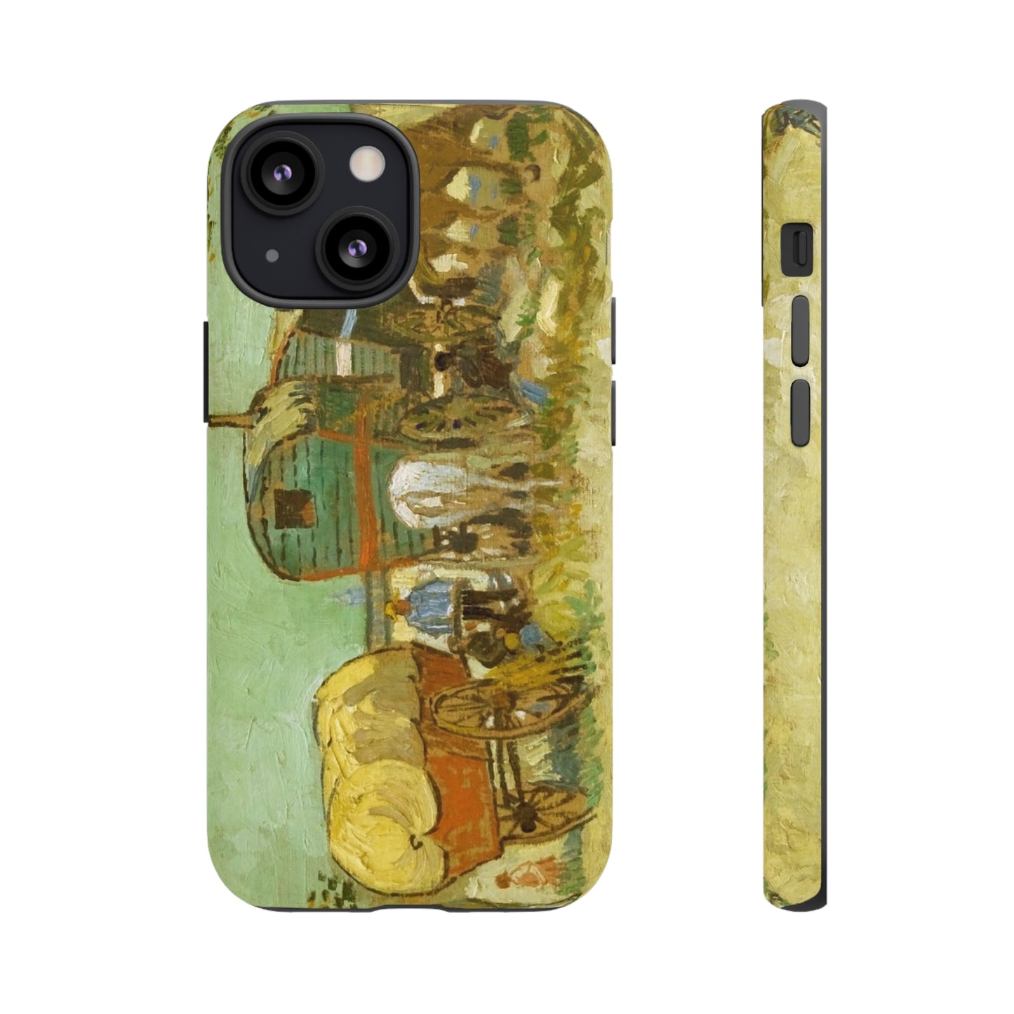 Encampment of Gypsies with Caravans by Vincent Van Gogh - Cell Phone Case