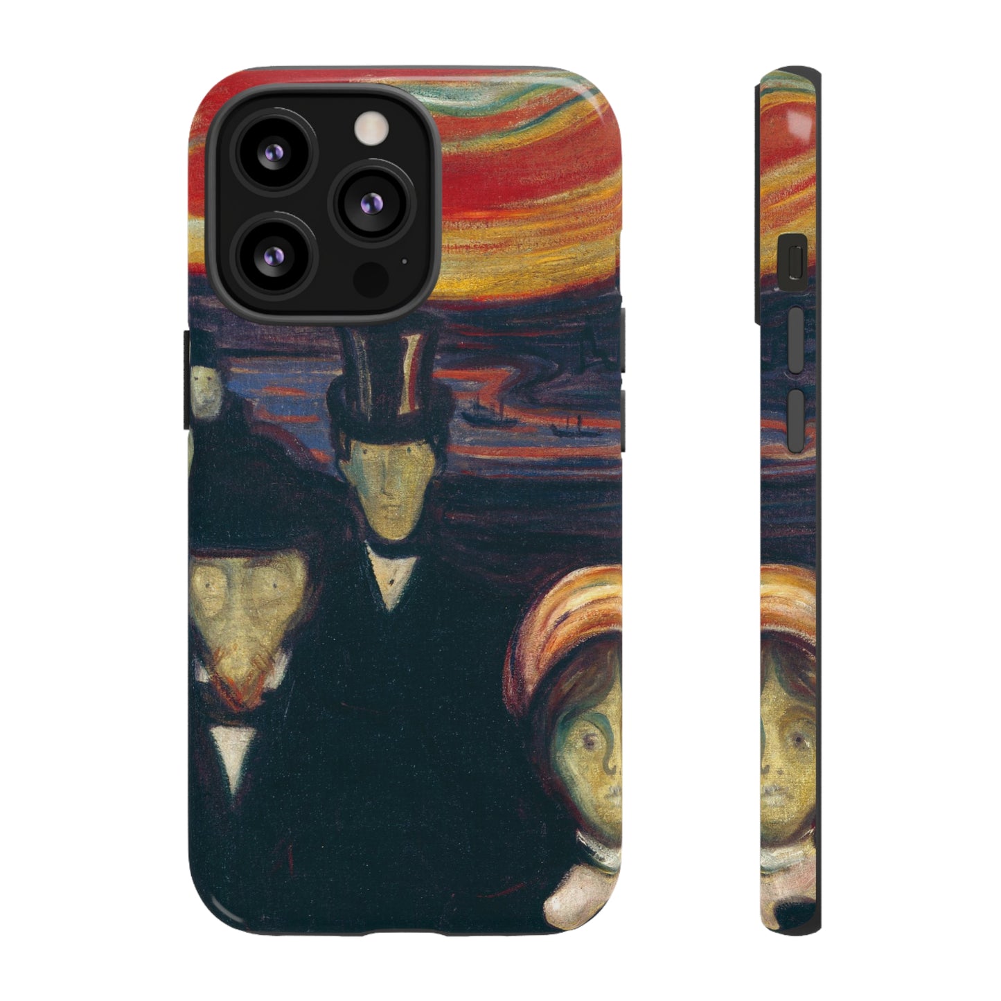 Anxiety by Edvard Munch - Cell Phone Case