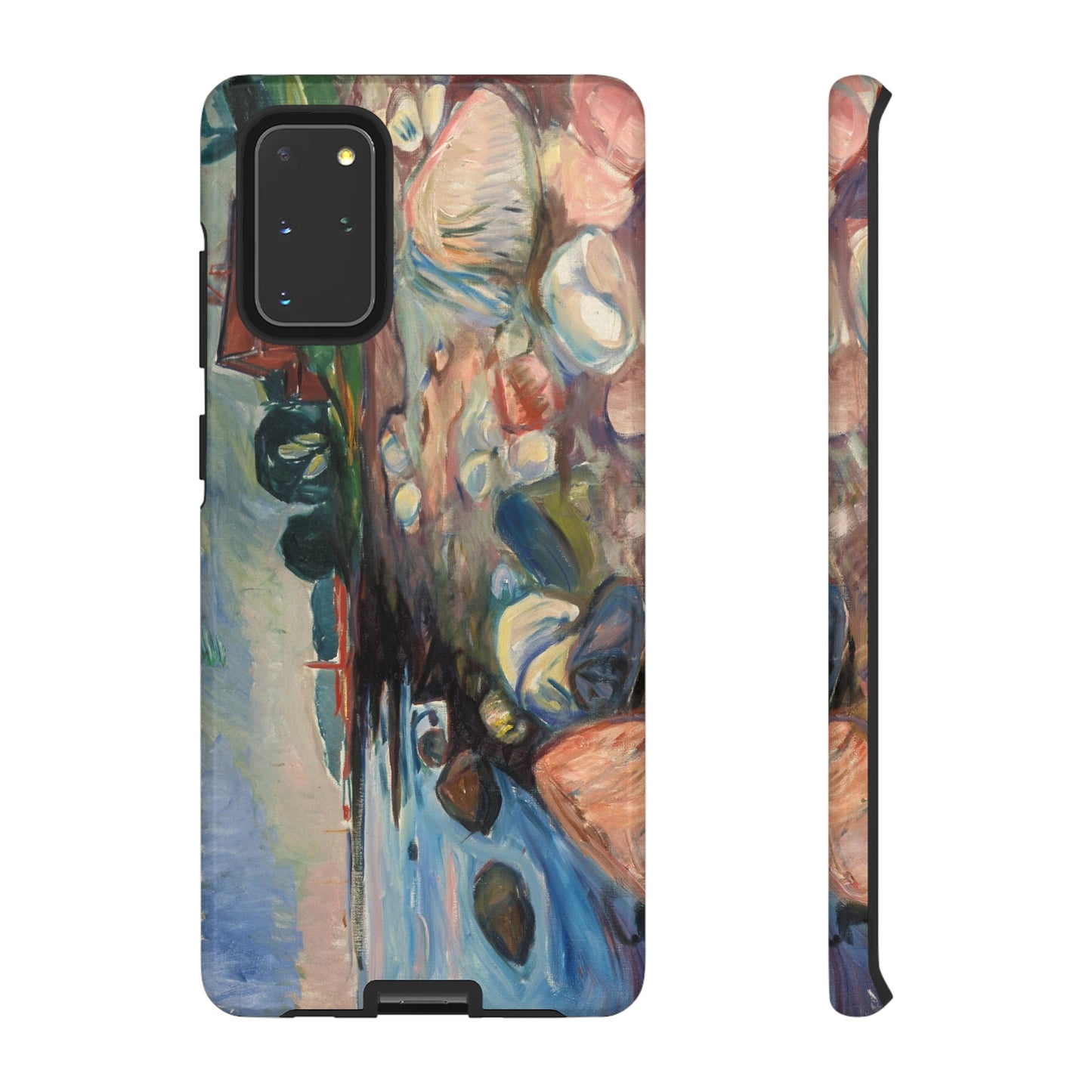 Shore with Red House by Edvard Munch - Cell Phone Case