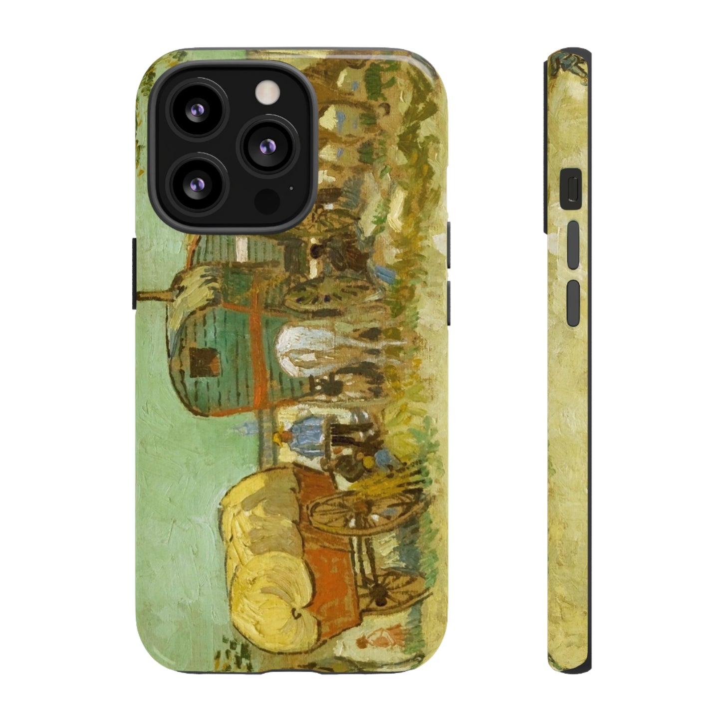 Encampment of Gypsies with Caravans by Vincent Van Gogh - Cell Phone Case