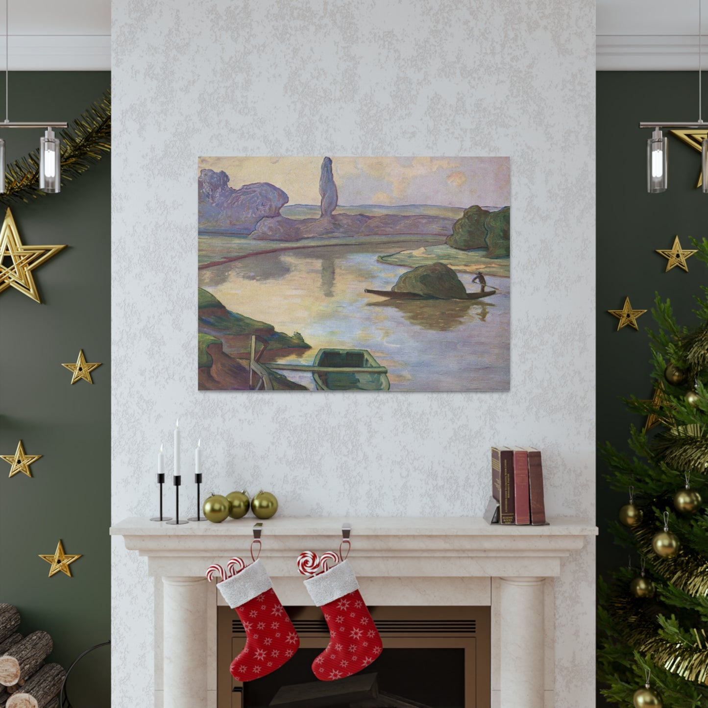 Islands in the Rhine river near to Strasbourg by Rene Schutzenberger - Canvas Print