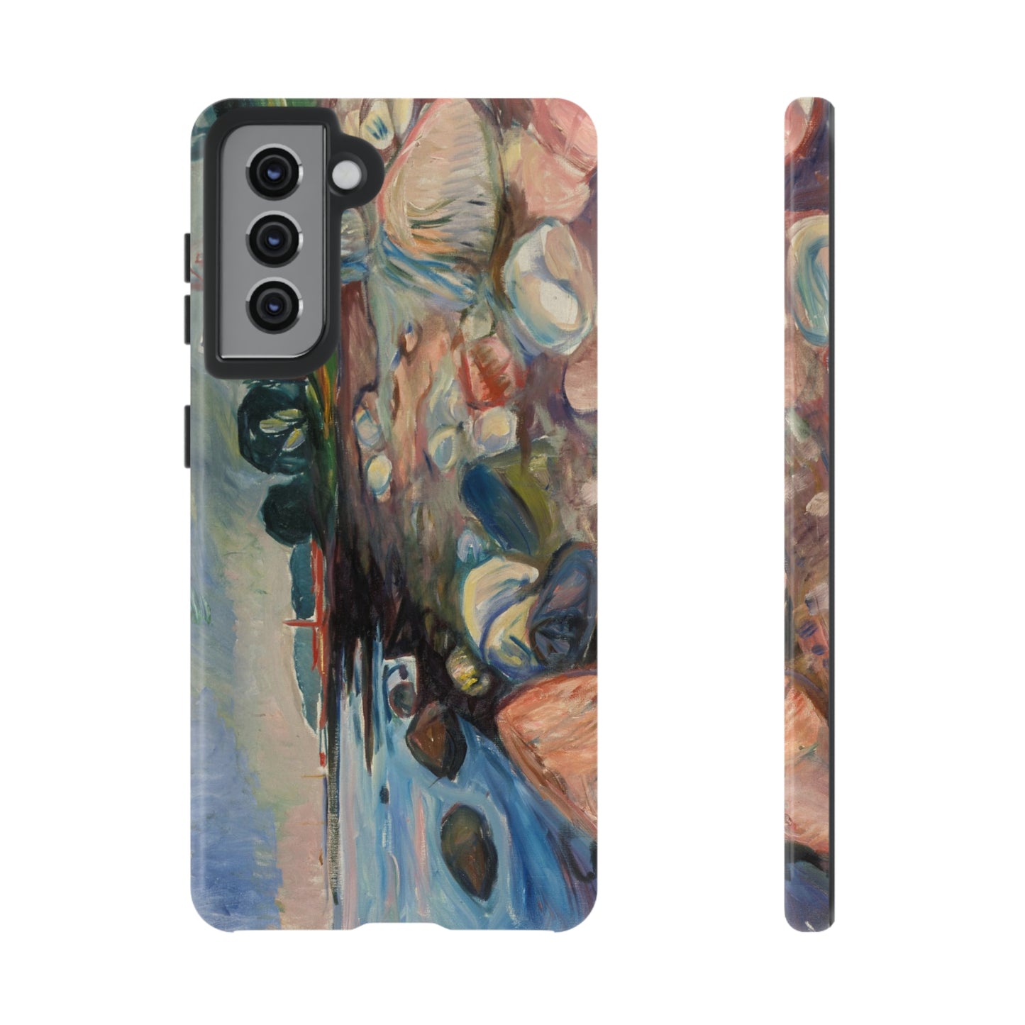 Shore with Red House by Edvard Munch - Cell Phone Case