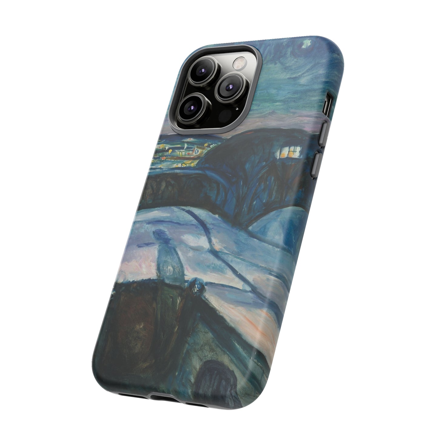 Starry Night by Edvard Munch - Cell Phone Case