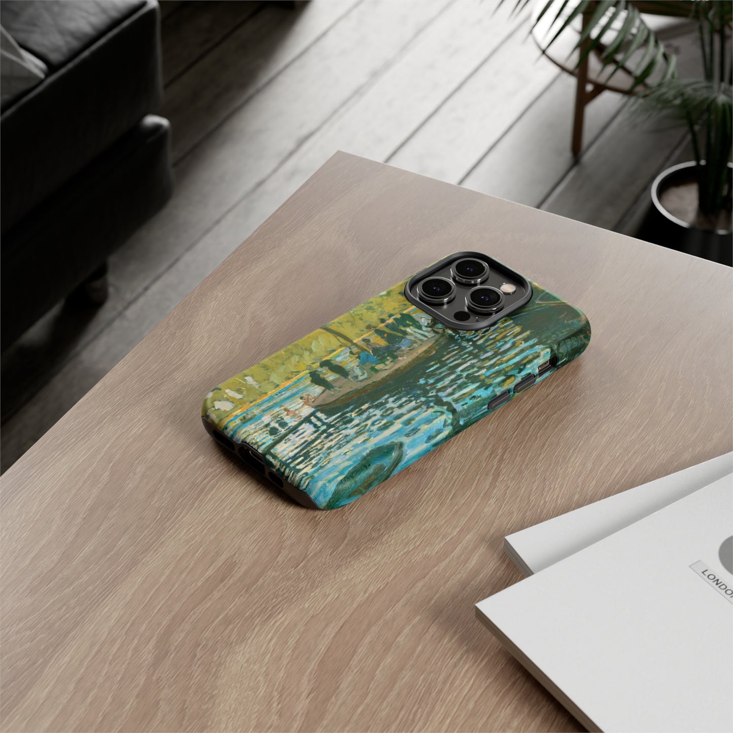 La Grenouillére by Claude Monet - Cell Phone Case