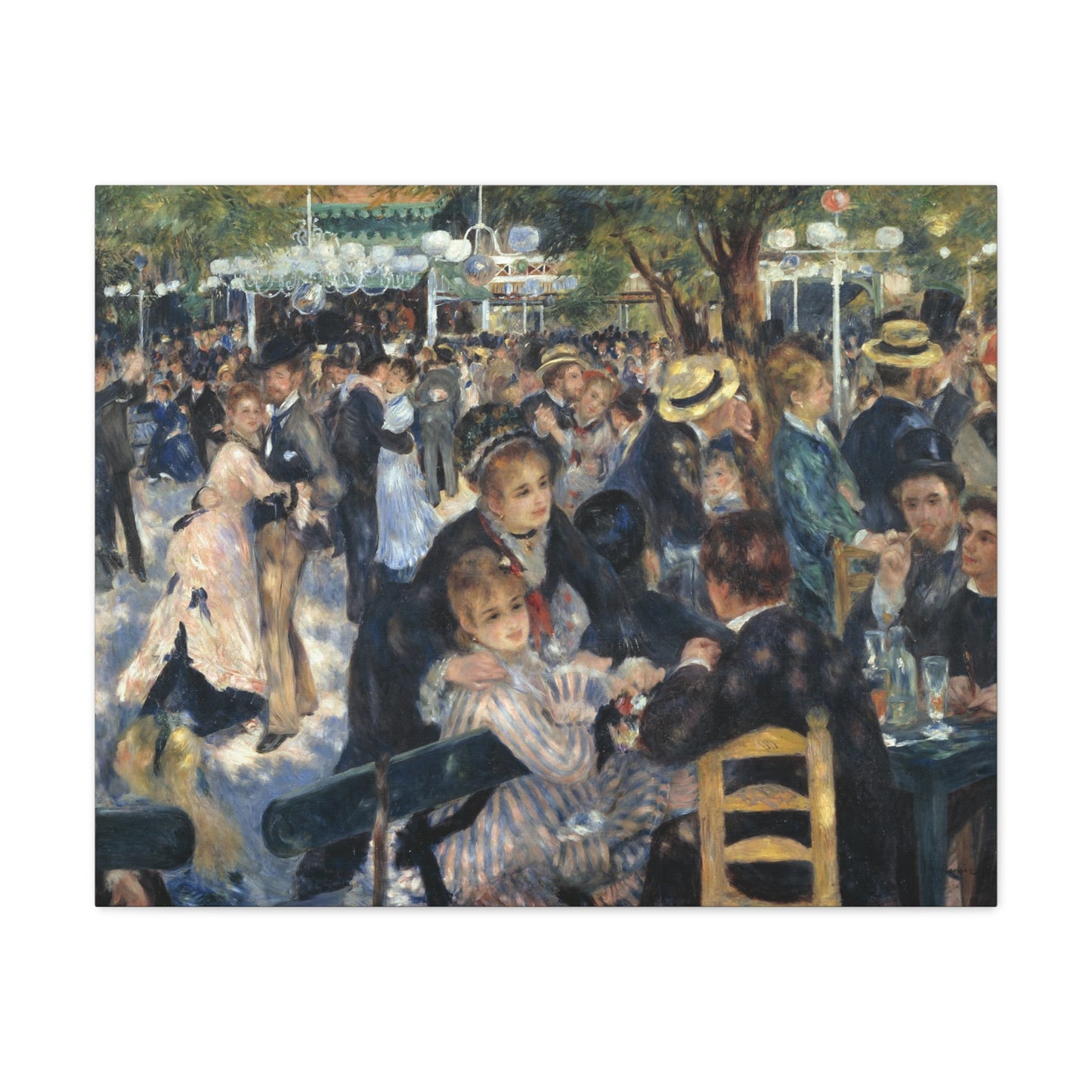Dance at Le Moulin de la Galette by Pierre-Auguste Renoir - Canvas Print