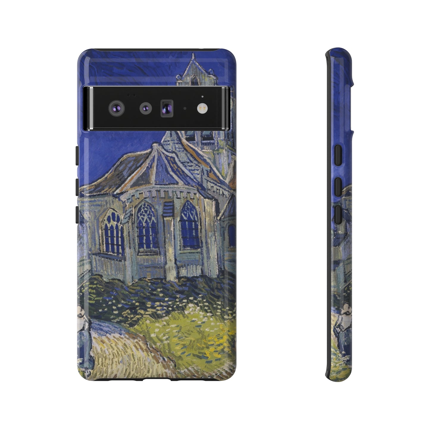 The Church in Auvers sur Oise by Vincent Van Gogh - Cell Phone Case