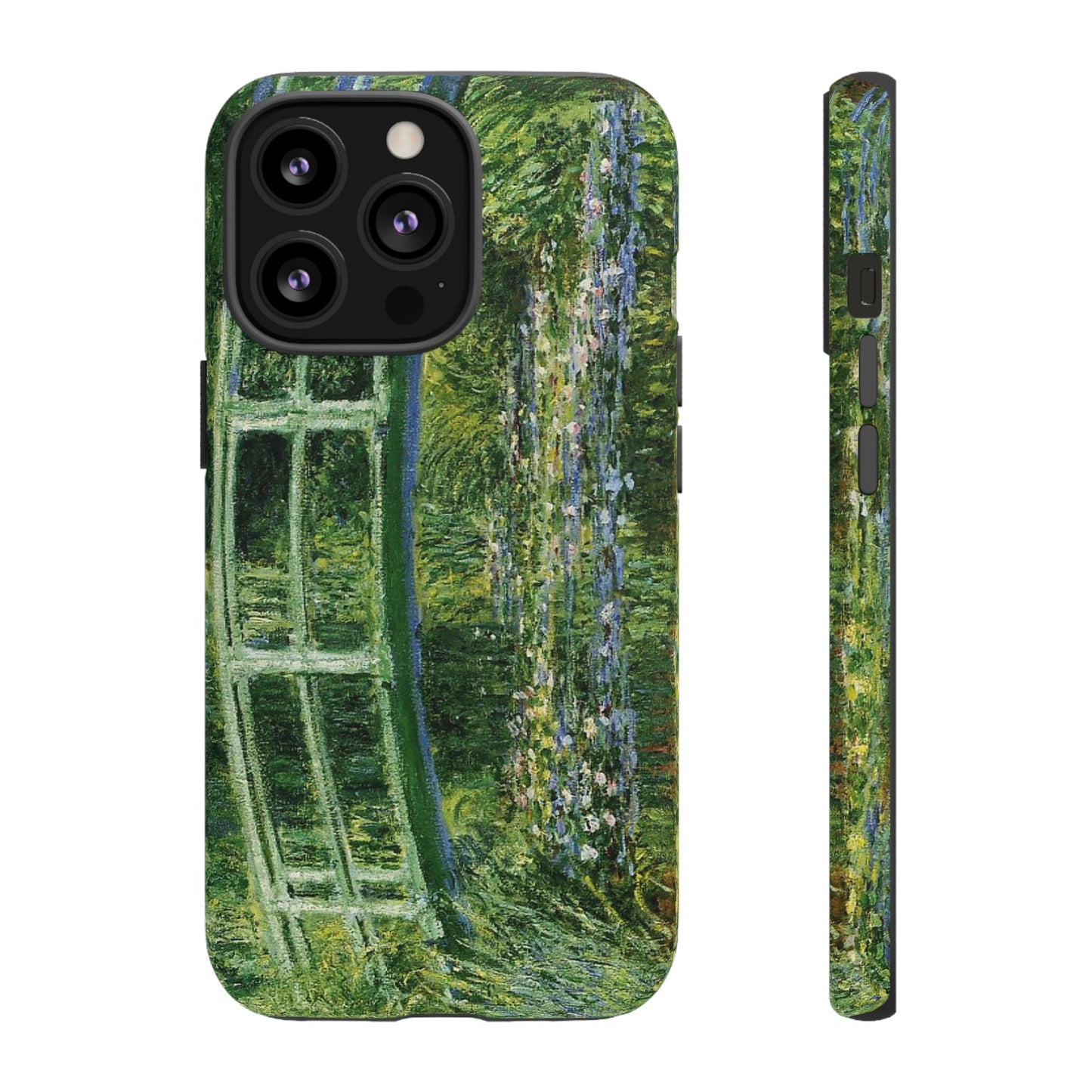 Water Lilies and a Japanese Bridge by Claude Monet - Cell Phone Case