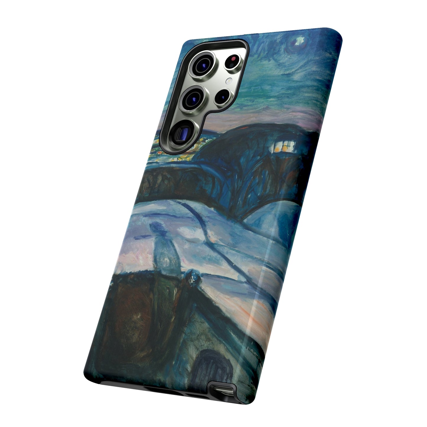 Starry Night by Edvard Munch - Cell Phone Case