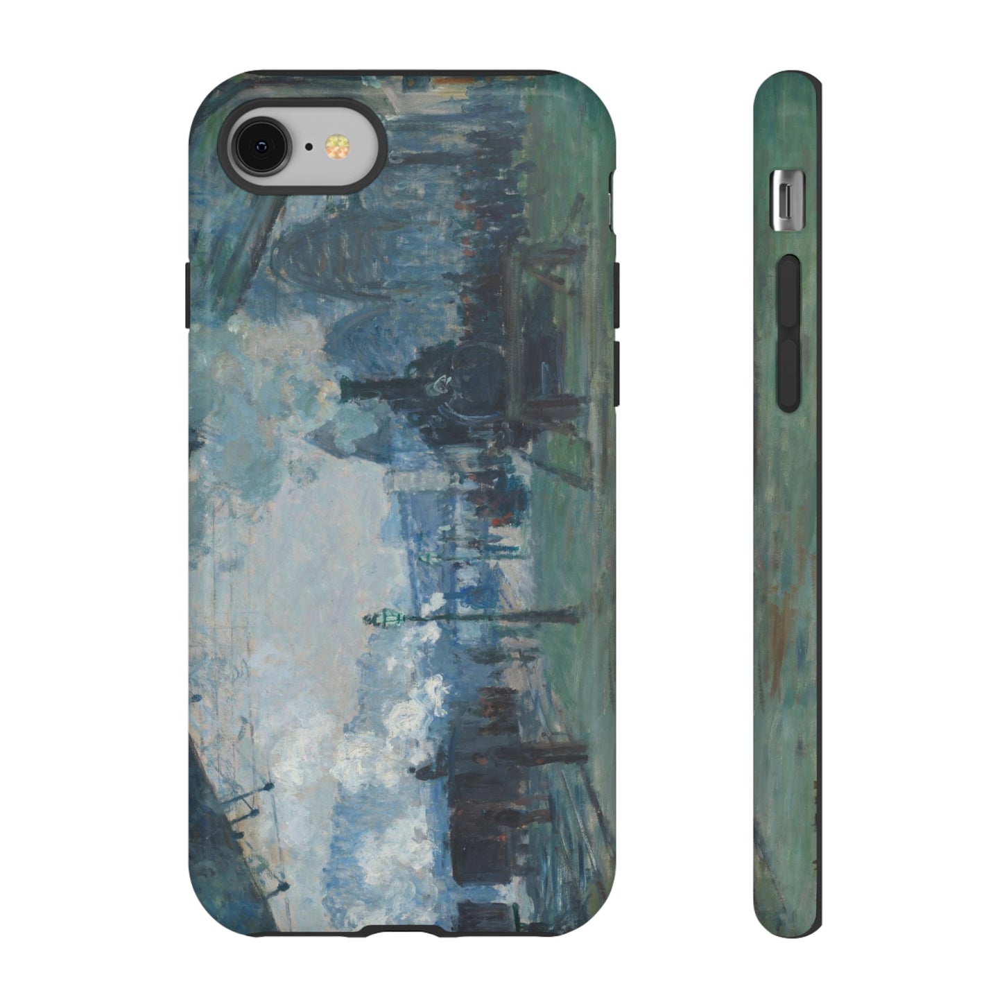 Arrival of the Normandy Train by Claude Monet - Cell Phone Case