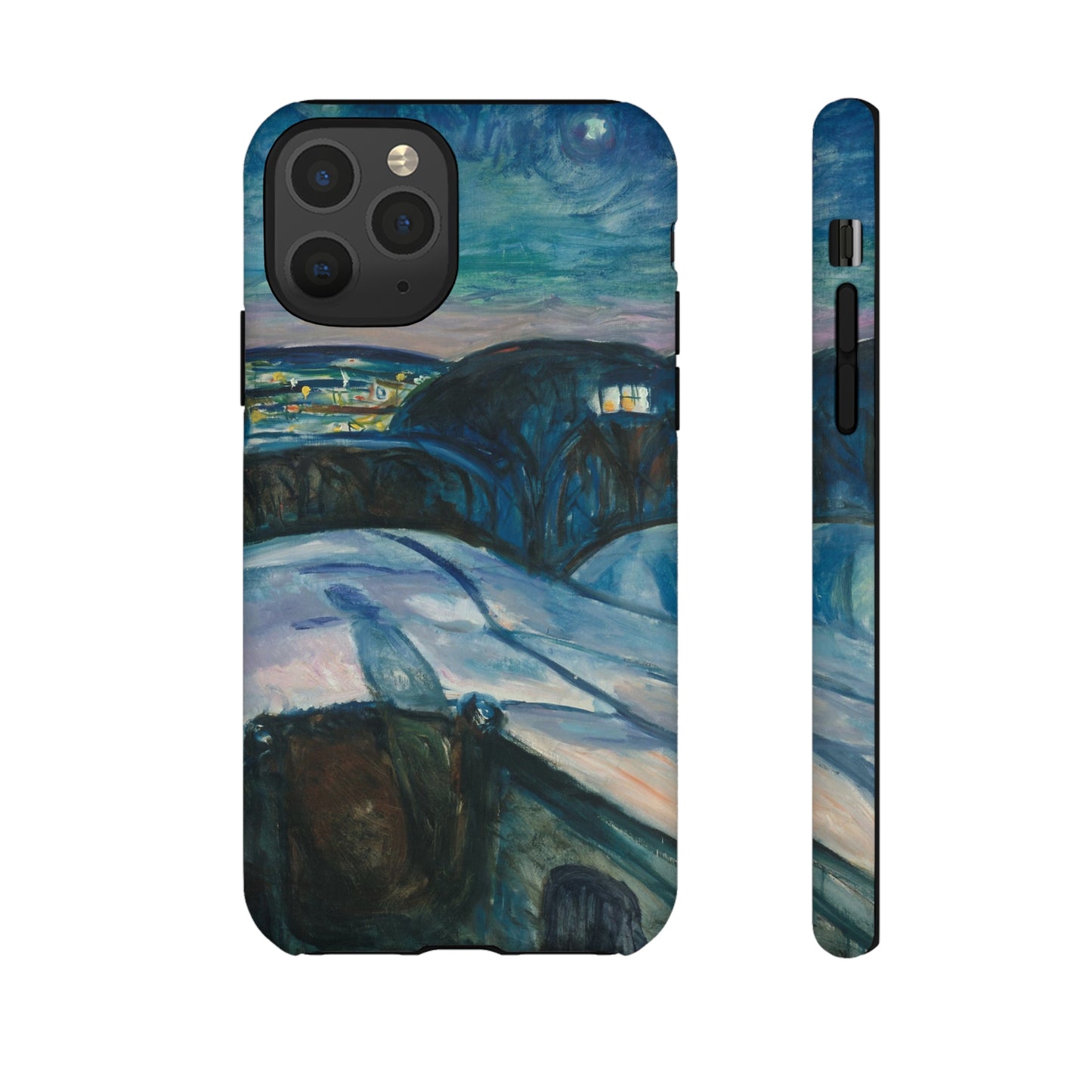 Starry Night by Edvard Munch - Cell Phone Case