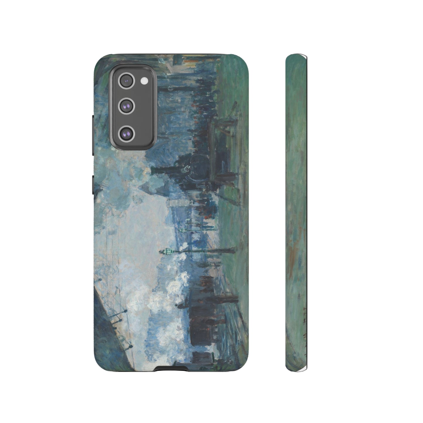 Arrival of the Normandy Train by Claude Monet - Cell Phone Case