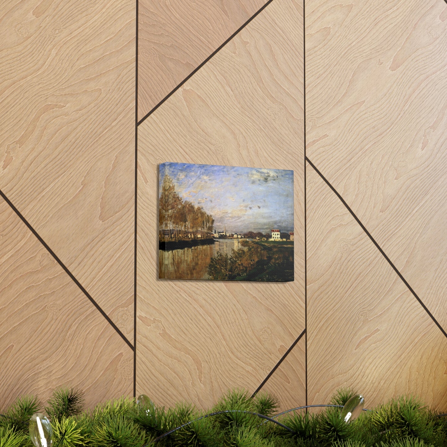 The Seine at Argenteuil by Claude Monet - Canvas Print