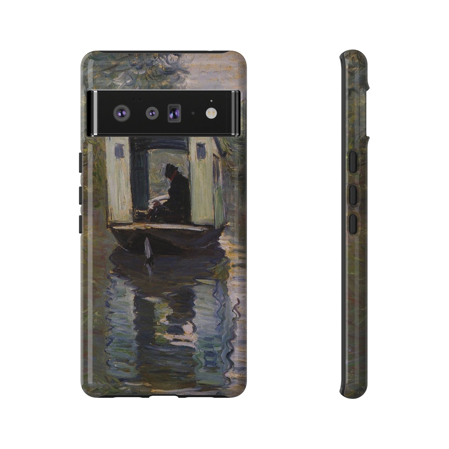 The Studio Boat by Claude Monet - Cell Phone Case