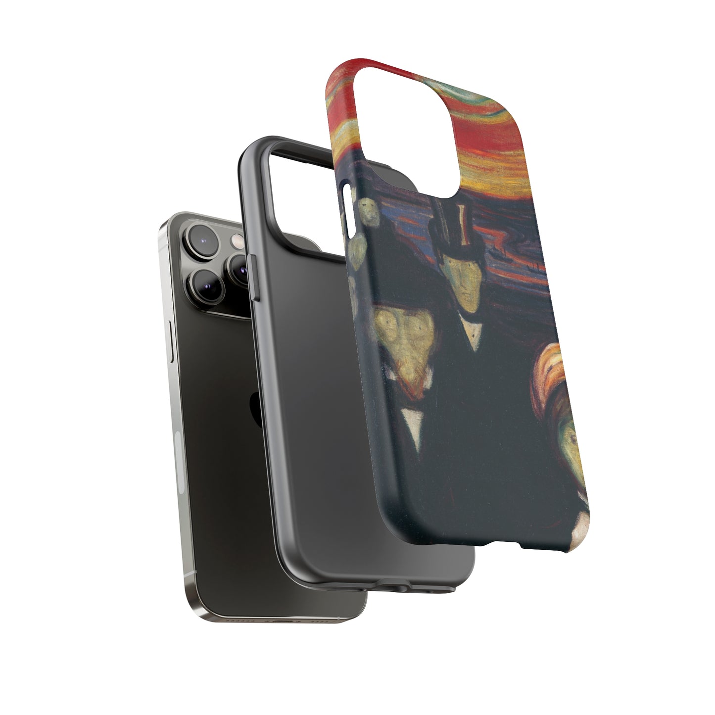 Anxiety by Edvard Munch - Cell Phone Case