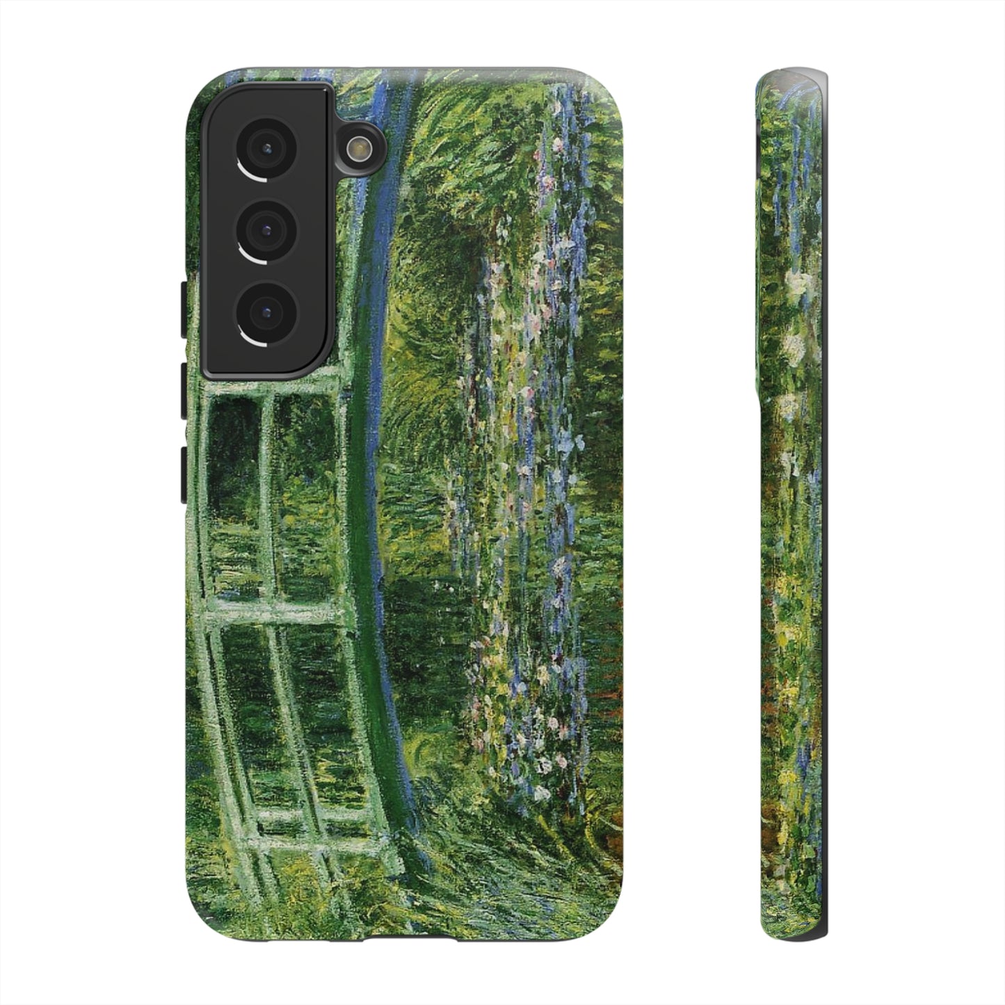 Water Lilies and a Japanese Bridge by Claude Monet - Cell Phone Case