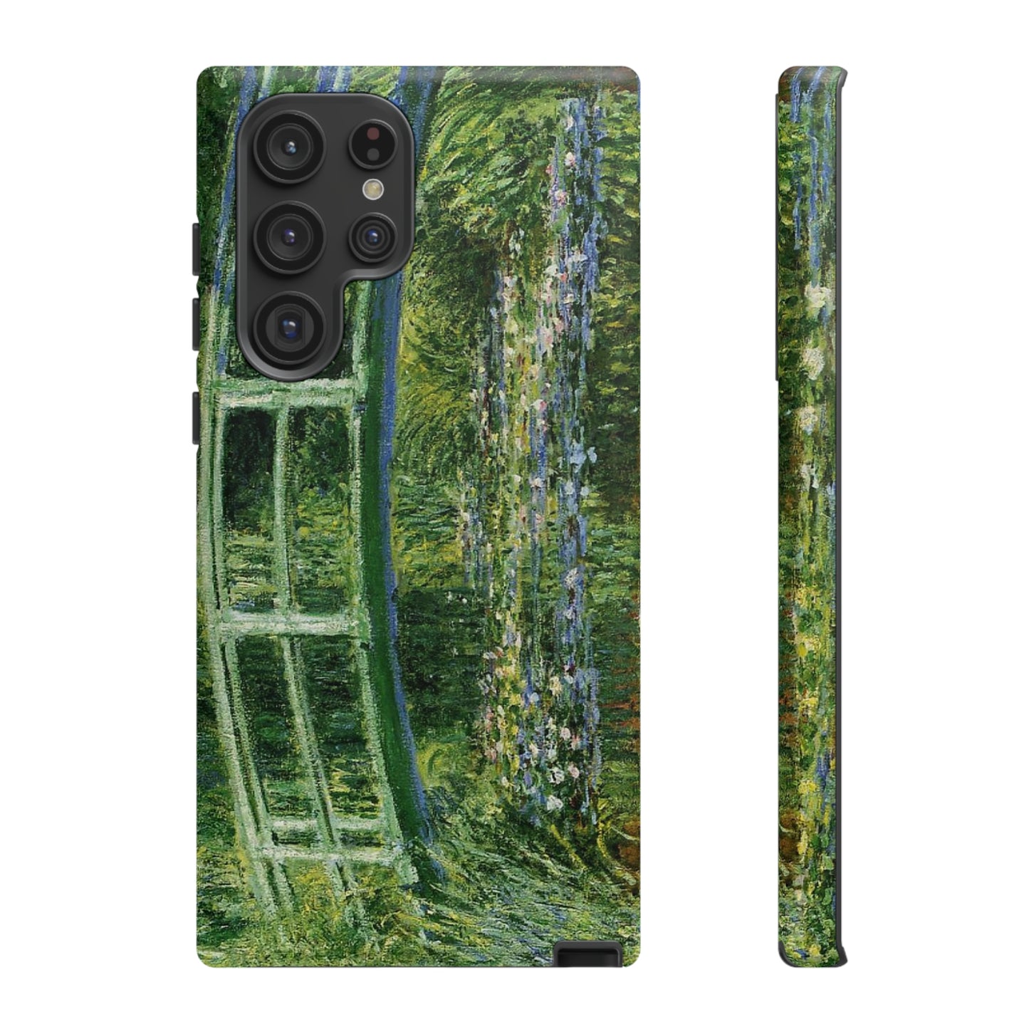 Water Lilies and a Japanese Bridge by Claude Monet - Cell Phone Case
