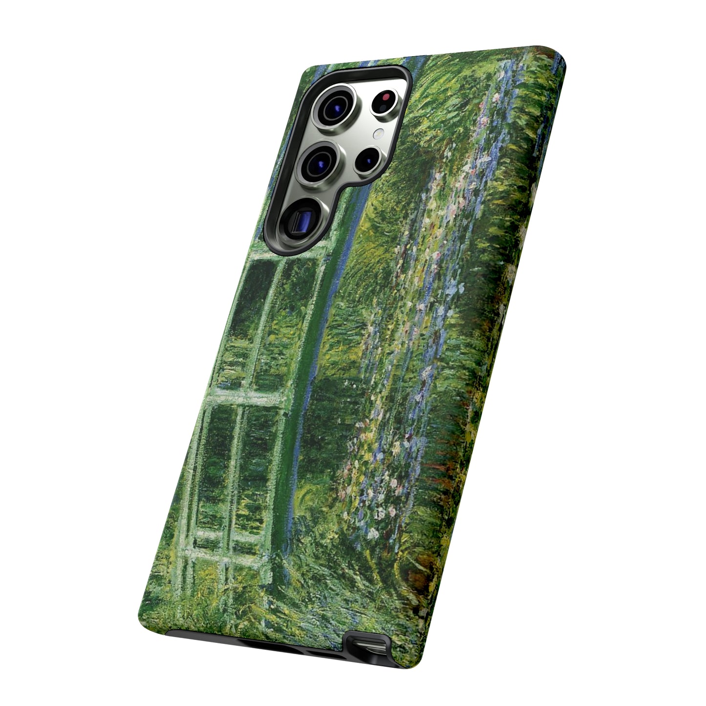 Water Lilies and a Japanese Bridge by Claude Monet - Cell Phone Case