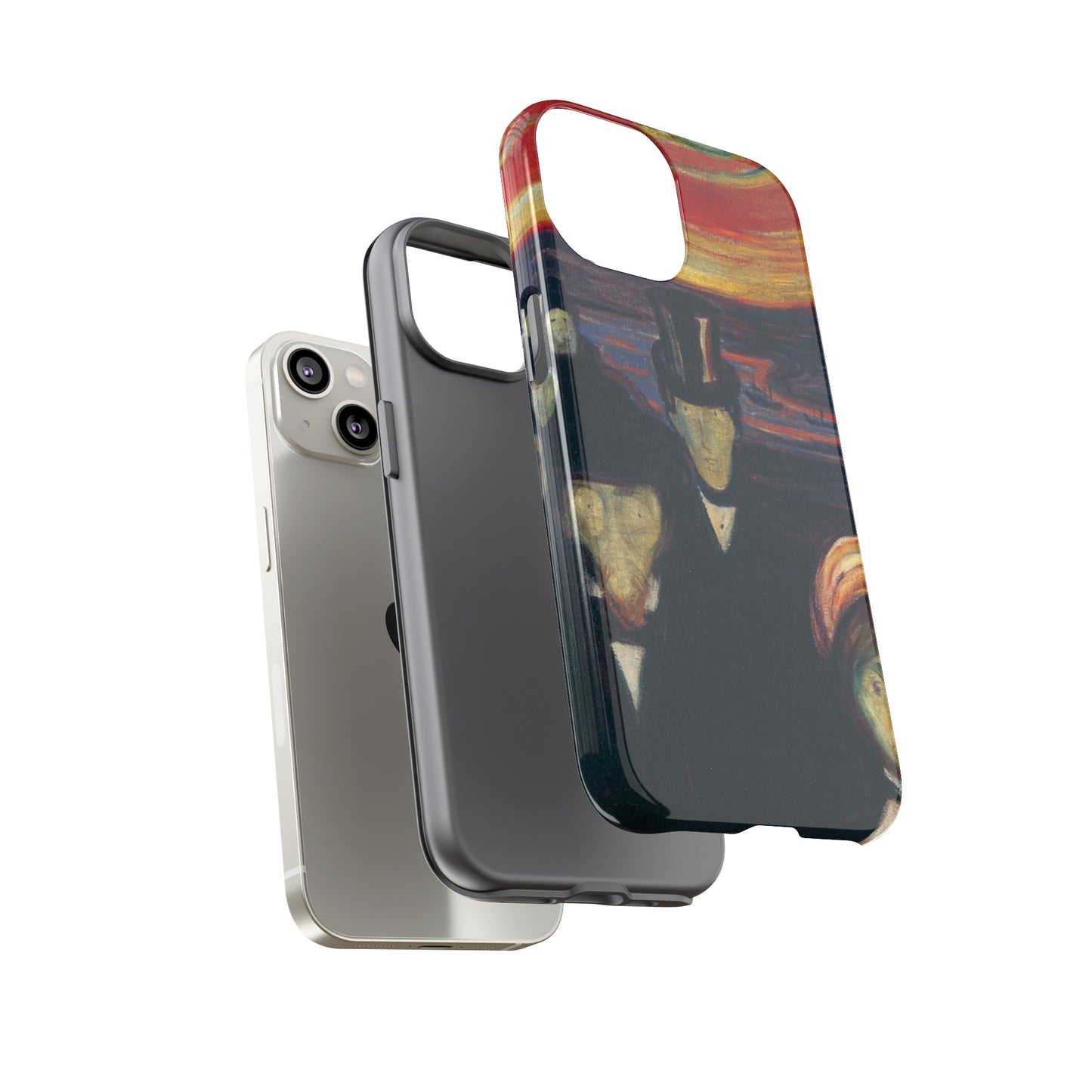 Anxiety by Edvard Munch - Cell Phone Case