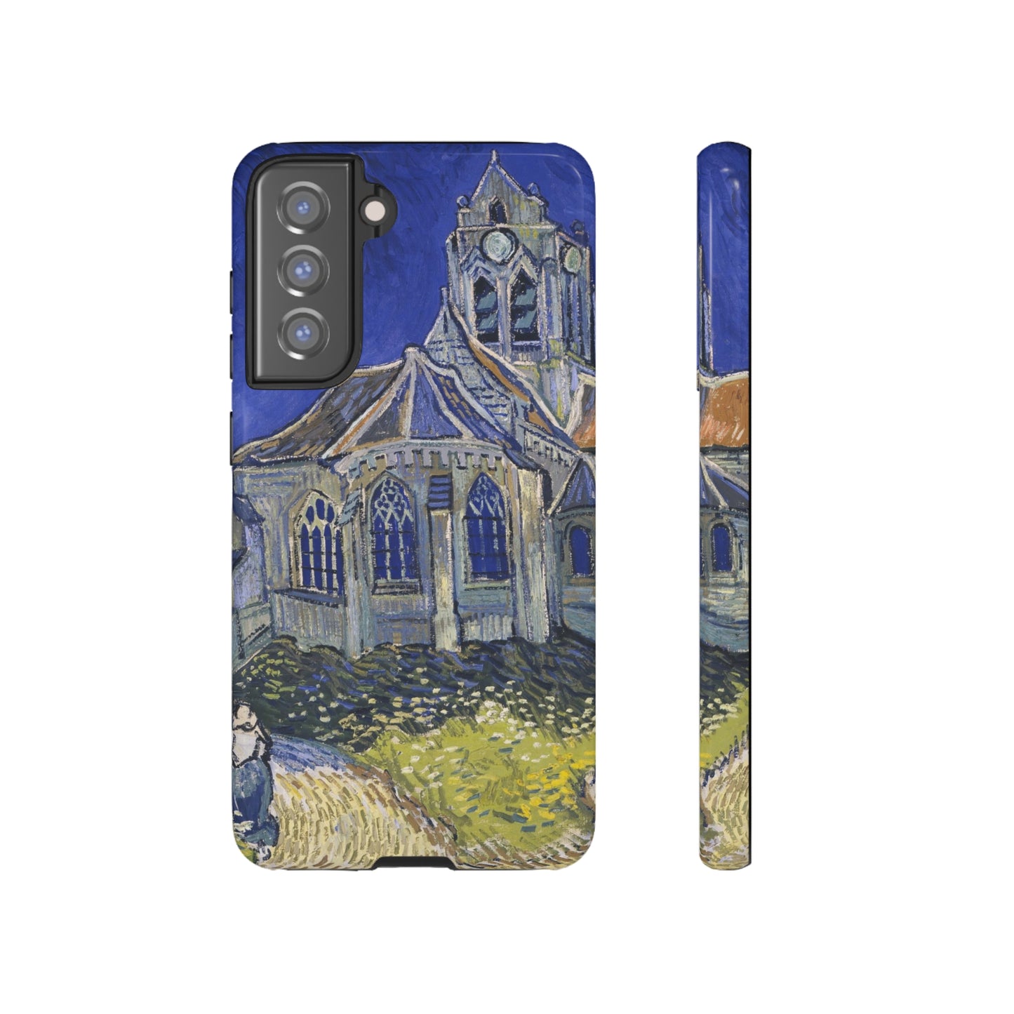 The Church in Auvers sur Oise by Vincent Van Gogh - Cell Phone Case