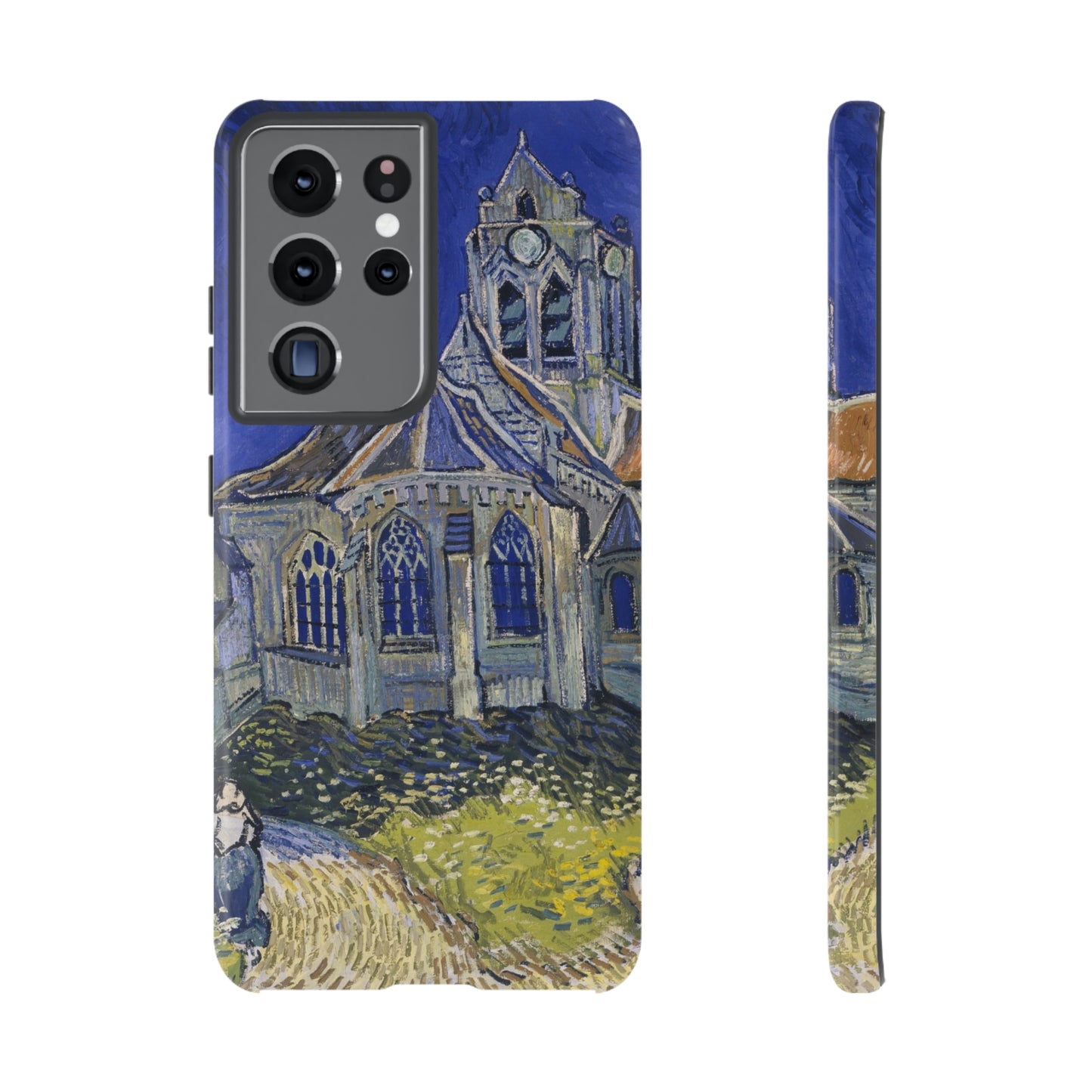 The Church in Auvers sur Oise by Vincent Van Gogh - Cell Phone Case