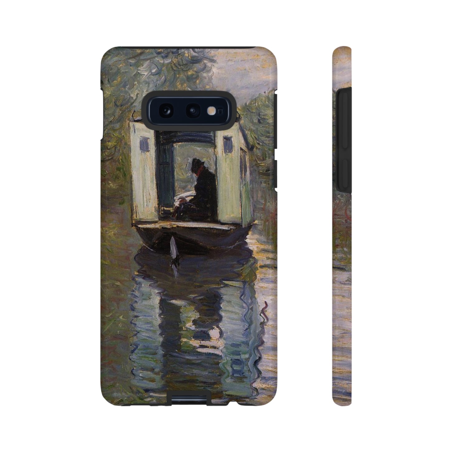 The Studio Boat by Claude Monet - Cell Phone Case