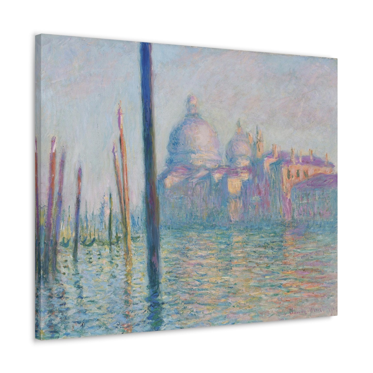 Le Grand Canal by Claude Monet - Canvas Print