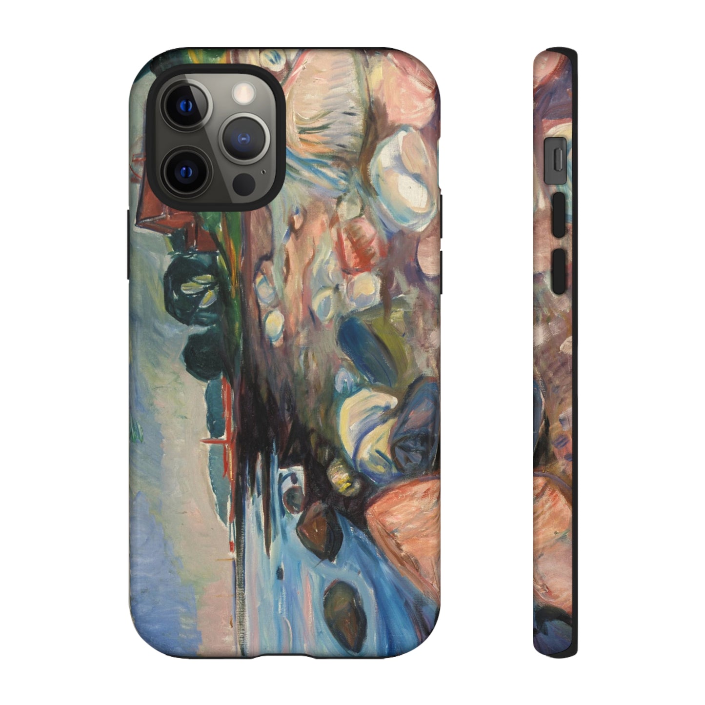 Shore with Red House by Edvard Munch - Cell Phone Case