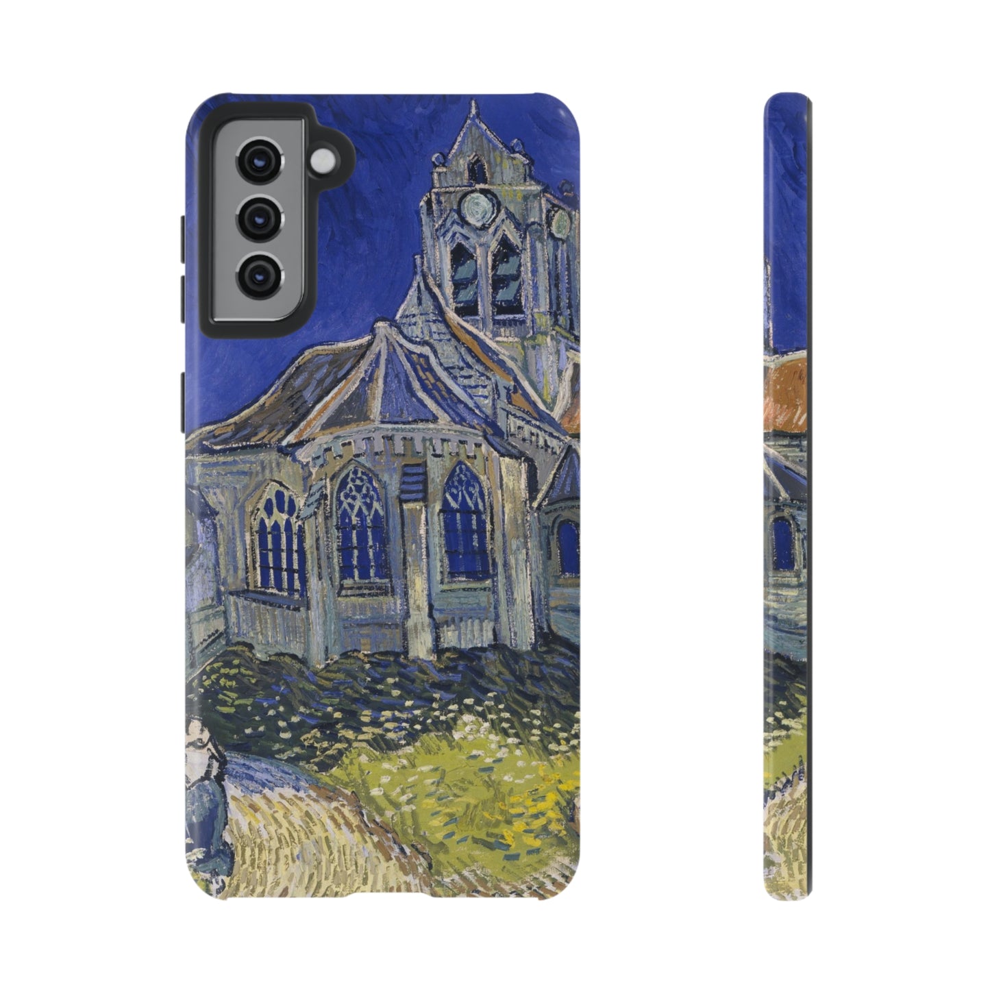 The Church in Auvers sur Oise by Vincent Van Gogh - Cell Phone Case