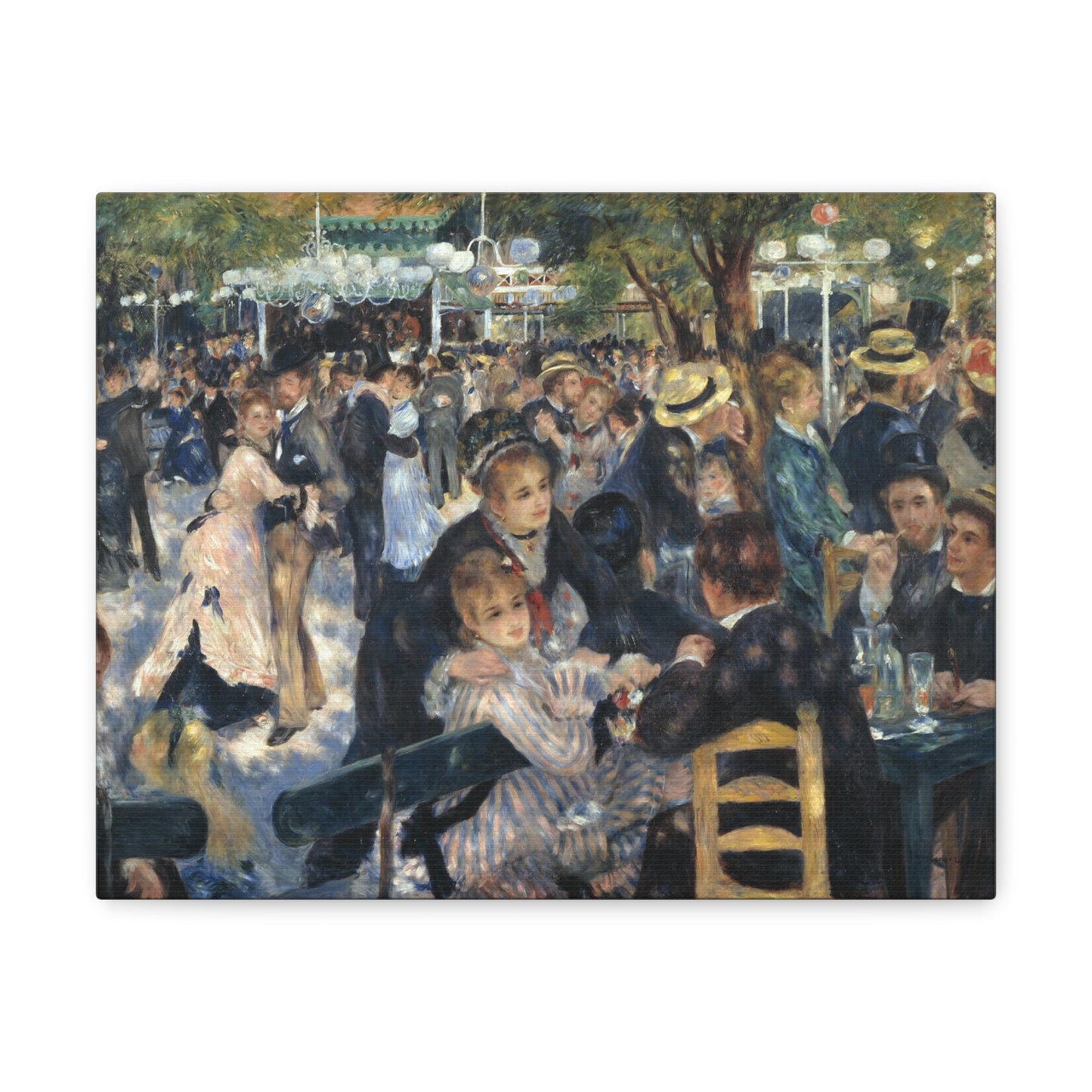 Dance at Le Moulin de la Galette by Pierre-Auguste Renoir - Canvas Print