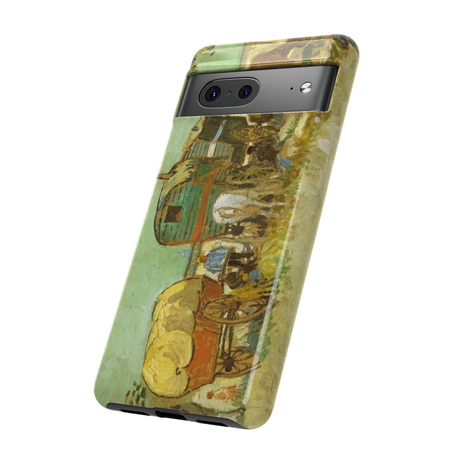Encampment of Gypsies with Caravans by Vincent Van Gogh - Cell Phone Case