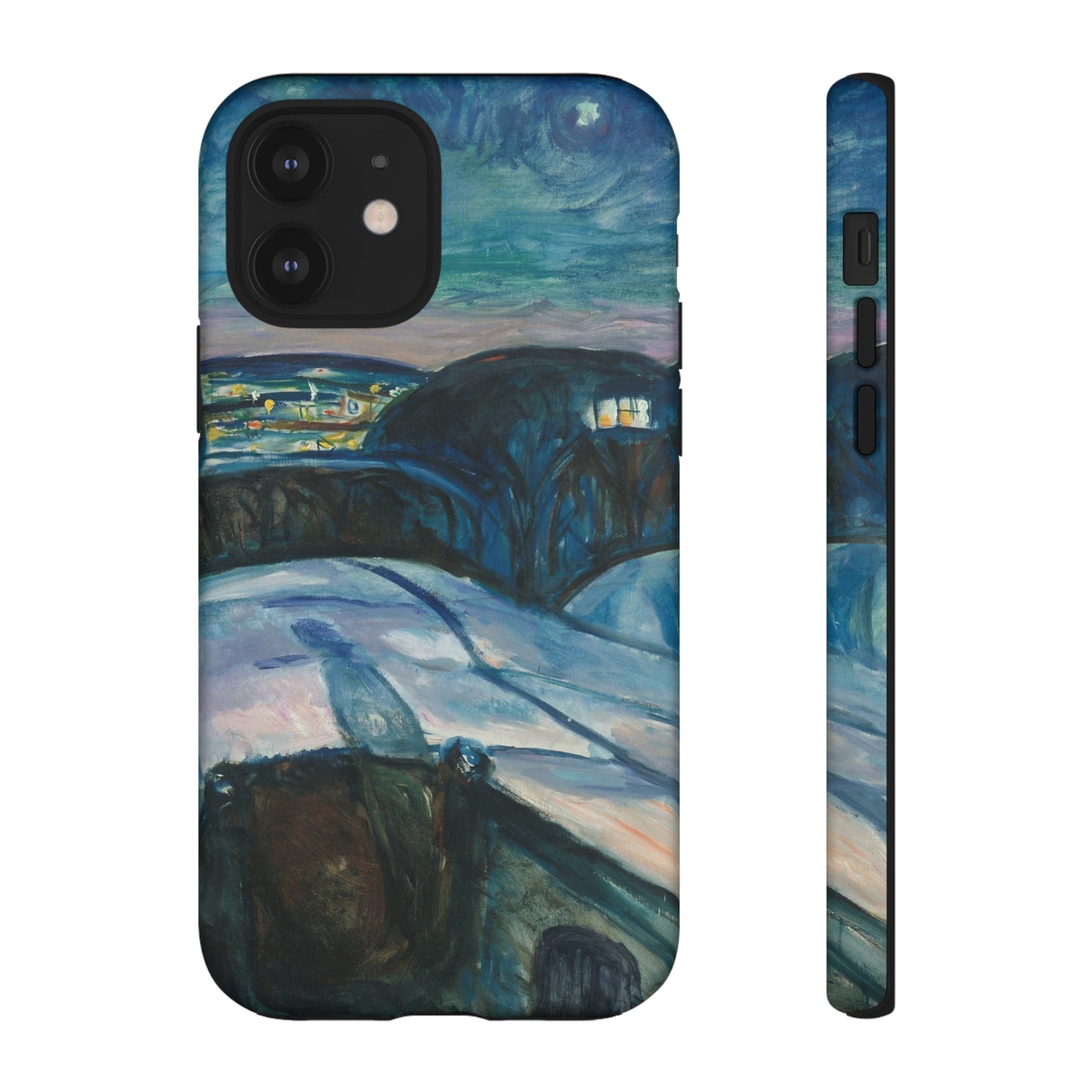 Starry Night by Edvard Munch - Cell Phone Case