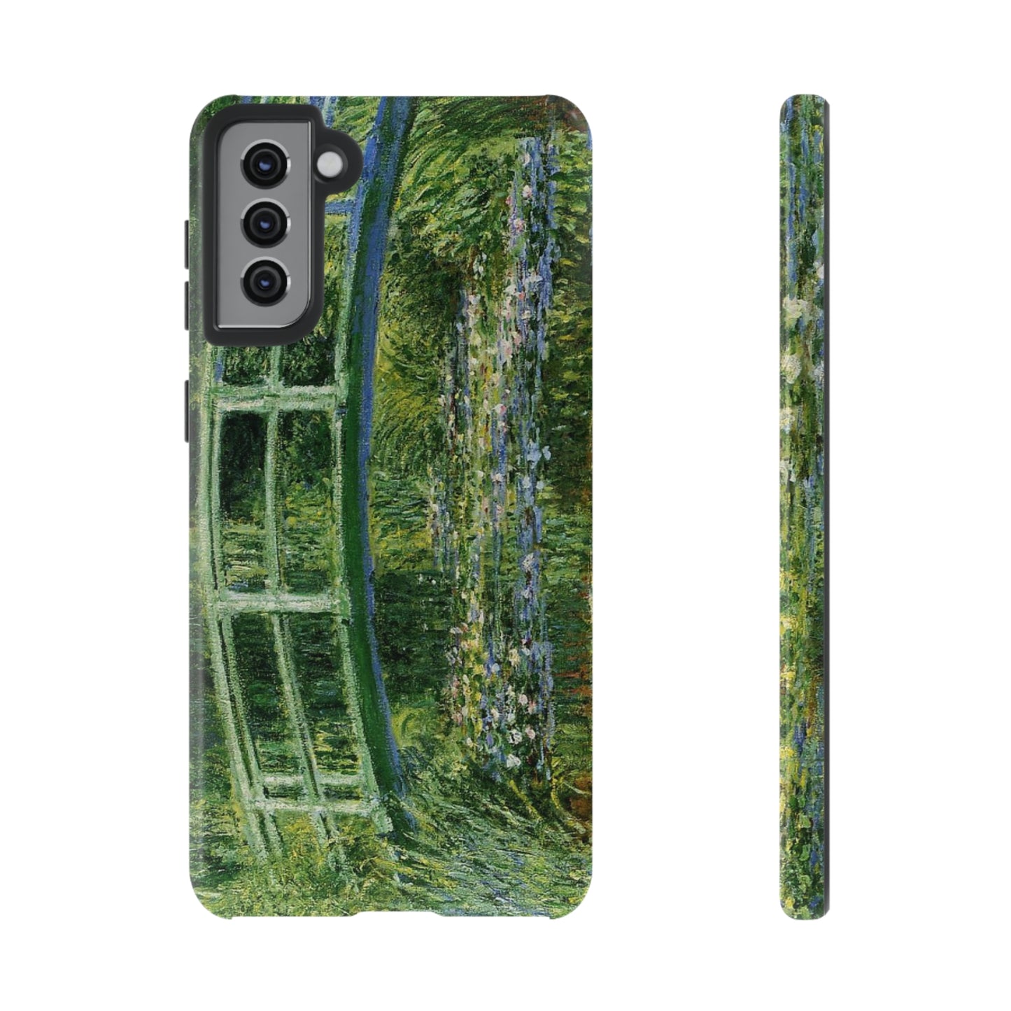 Water Lilies and a Japanese Bridge by Claude Monet - Cell Phone Case