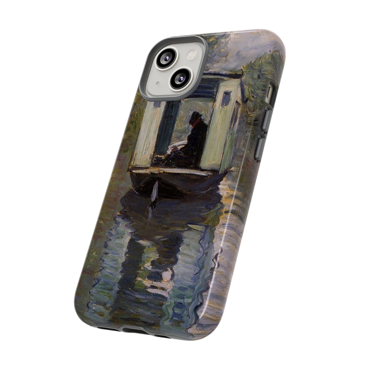 The Studio Boat by Claude Monet - Cell Phone Case