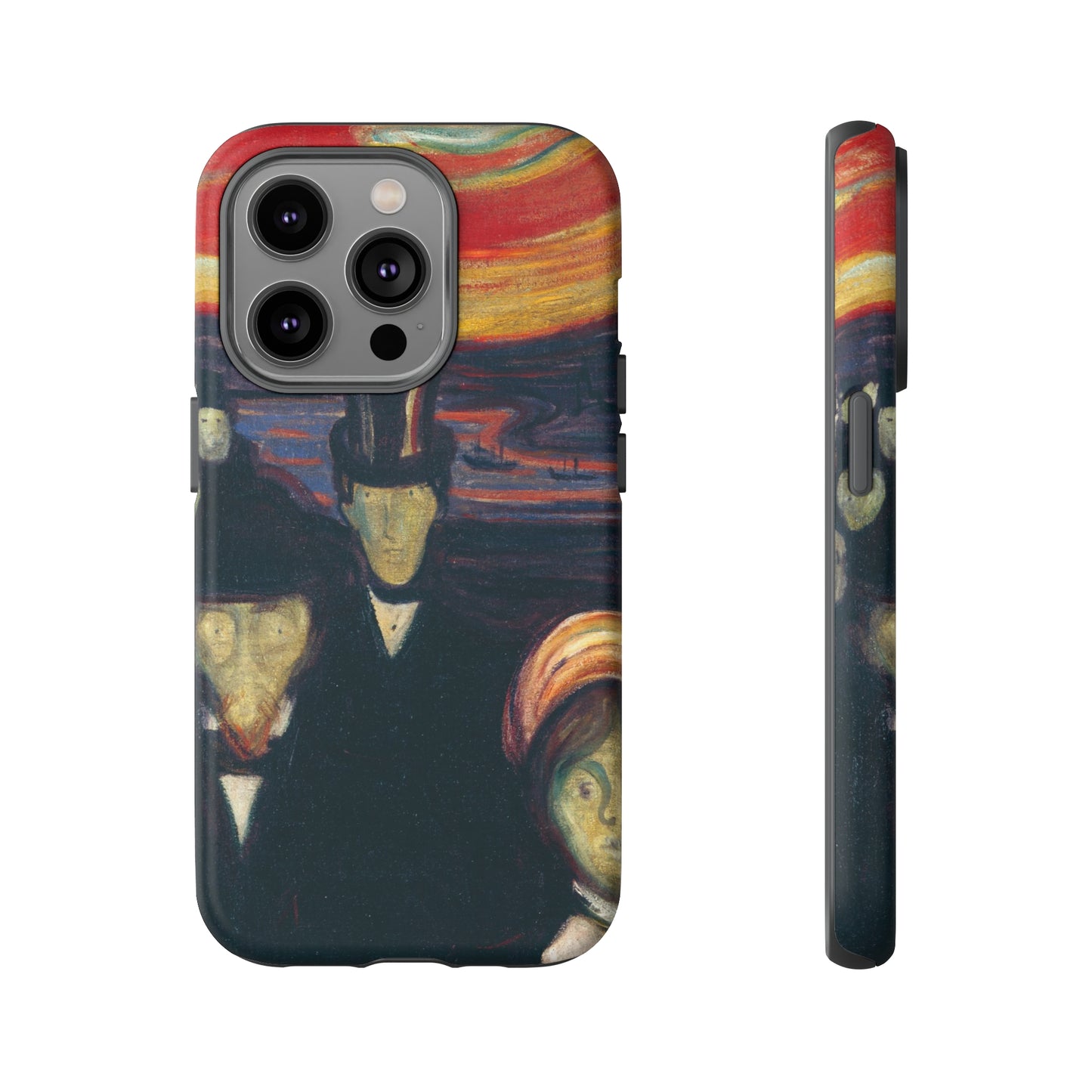 Anxiety by Edvard Munch - Cell Phone Case