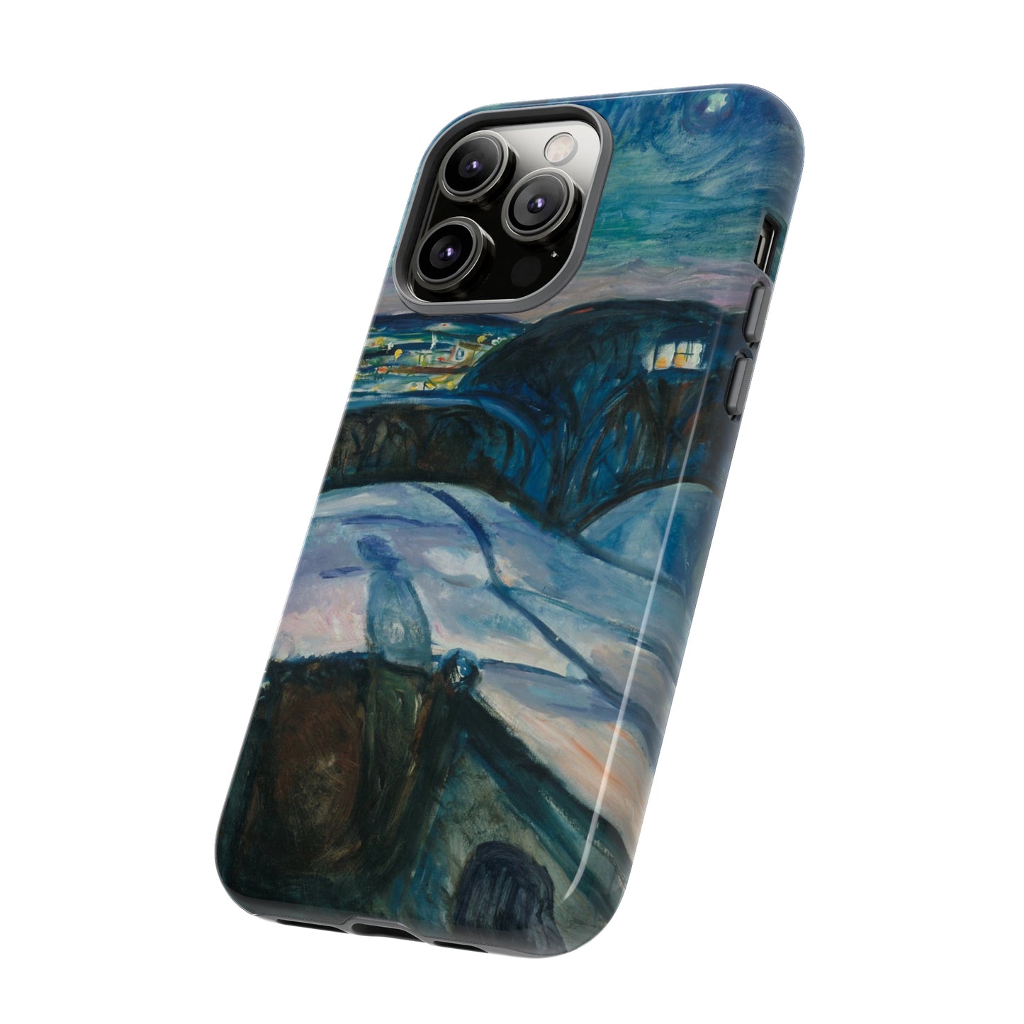 Starry Night by Edvard Munch - Cell Phone Case