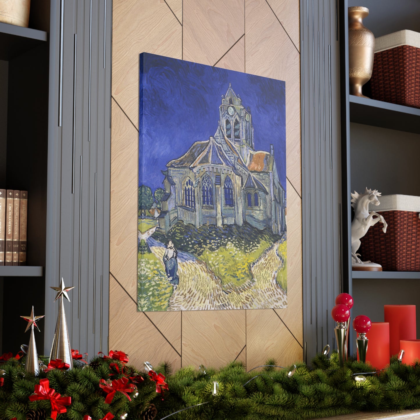 The Church in Auvers sur Oise by Vincent Van Gogh - Canvas Print