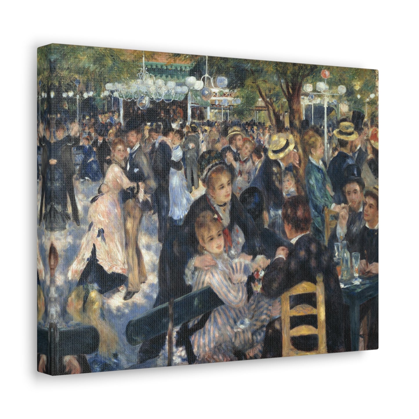Dance at Le Moulin de la Galette by Pierre-Auguste Renoir - Canvas Print