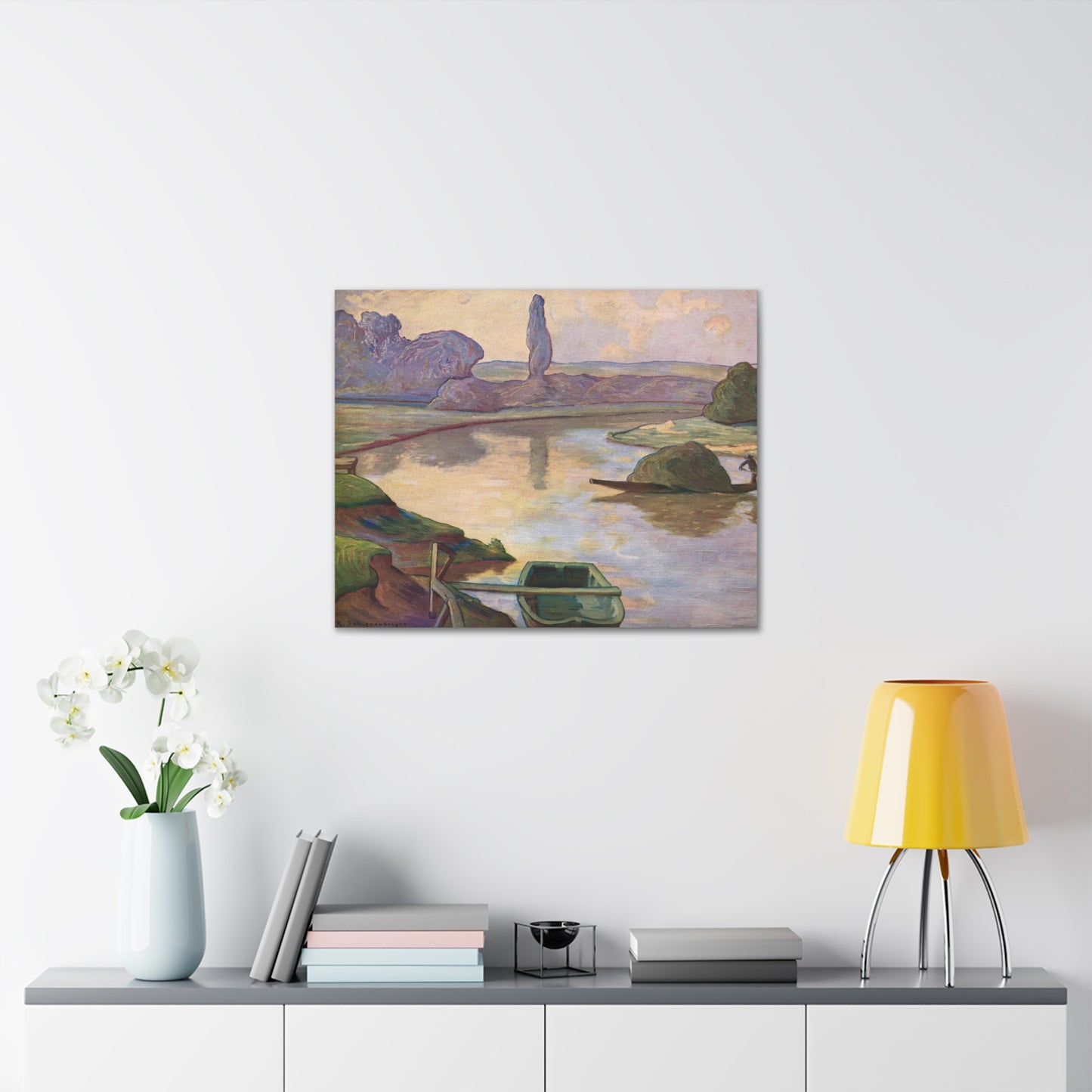 Islands in the Rhine river near to Strasbourg by Rene Schutzenberger - Canvas Print